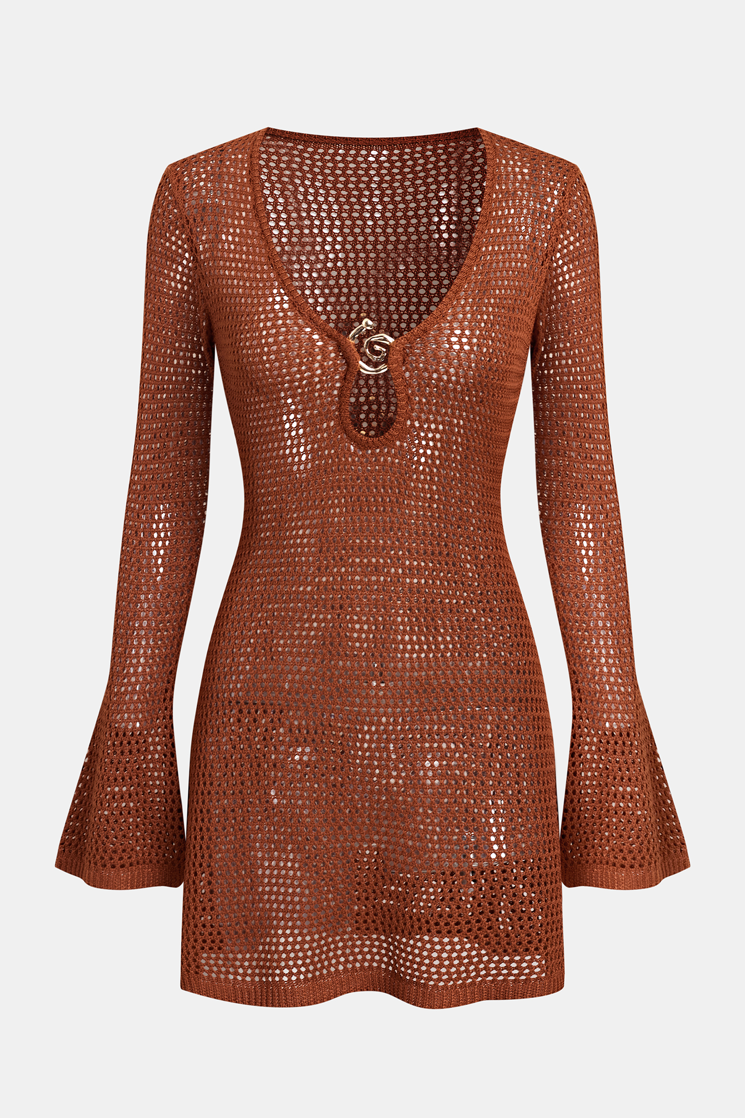 x JOJO Sun All Day Cover-Up Mini Dress