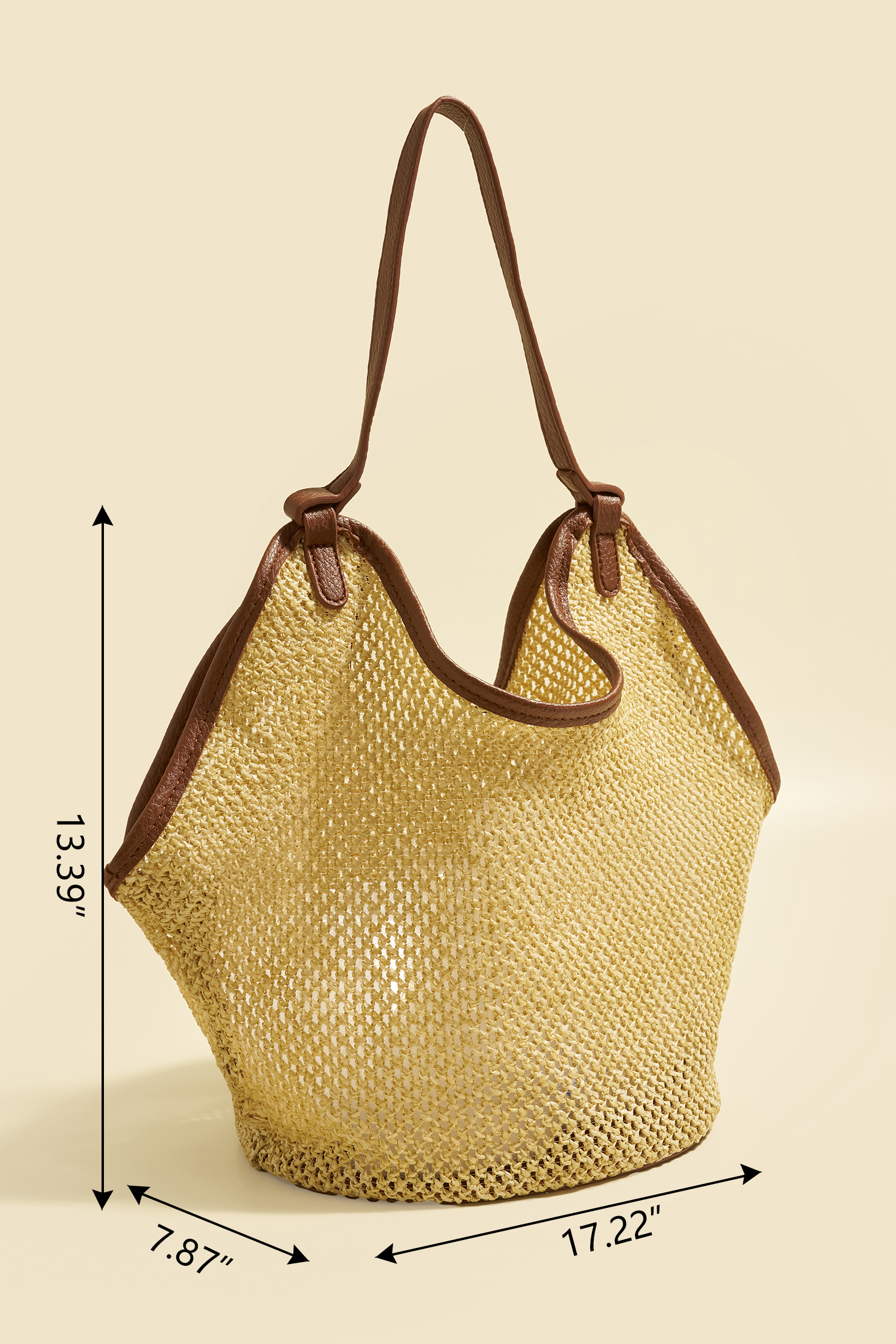 Coast Along Straw Bag