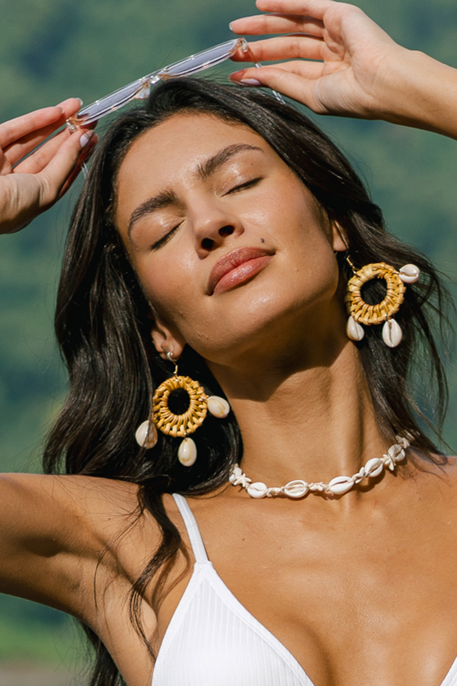 Sunset Detour Seashell Earrings Set