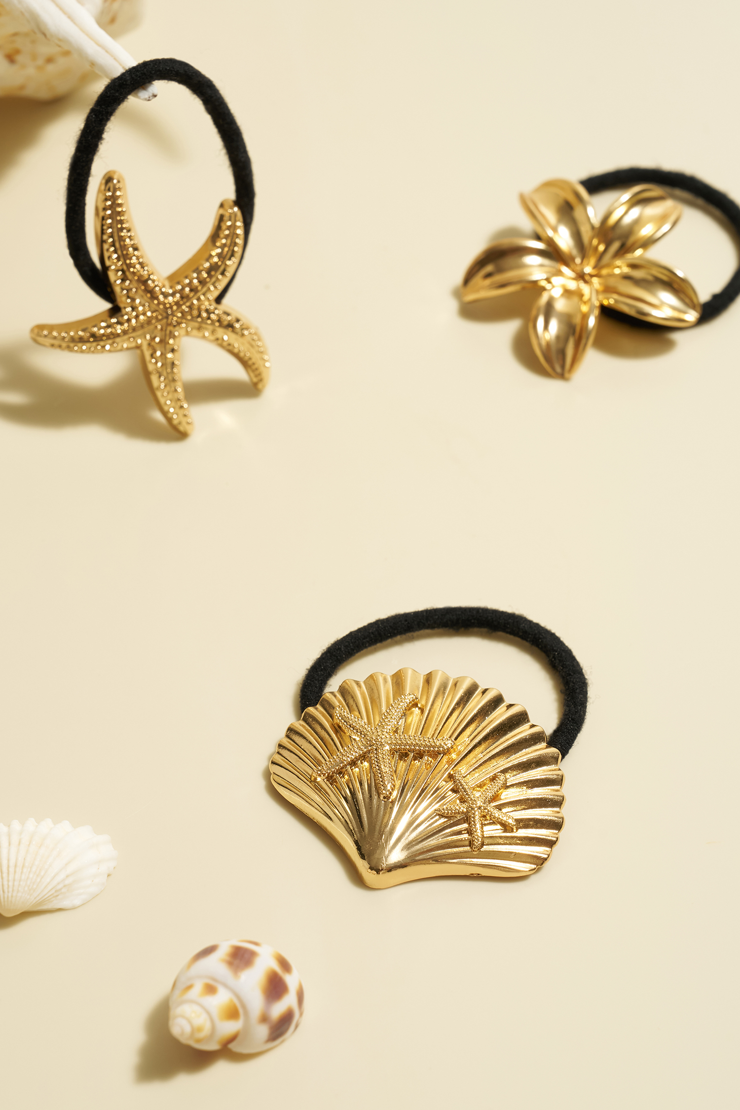Nice Touch Gold-Tone Hair-Tie