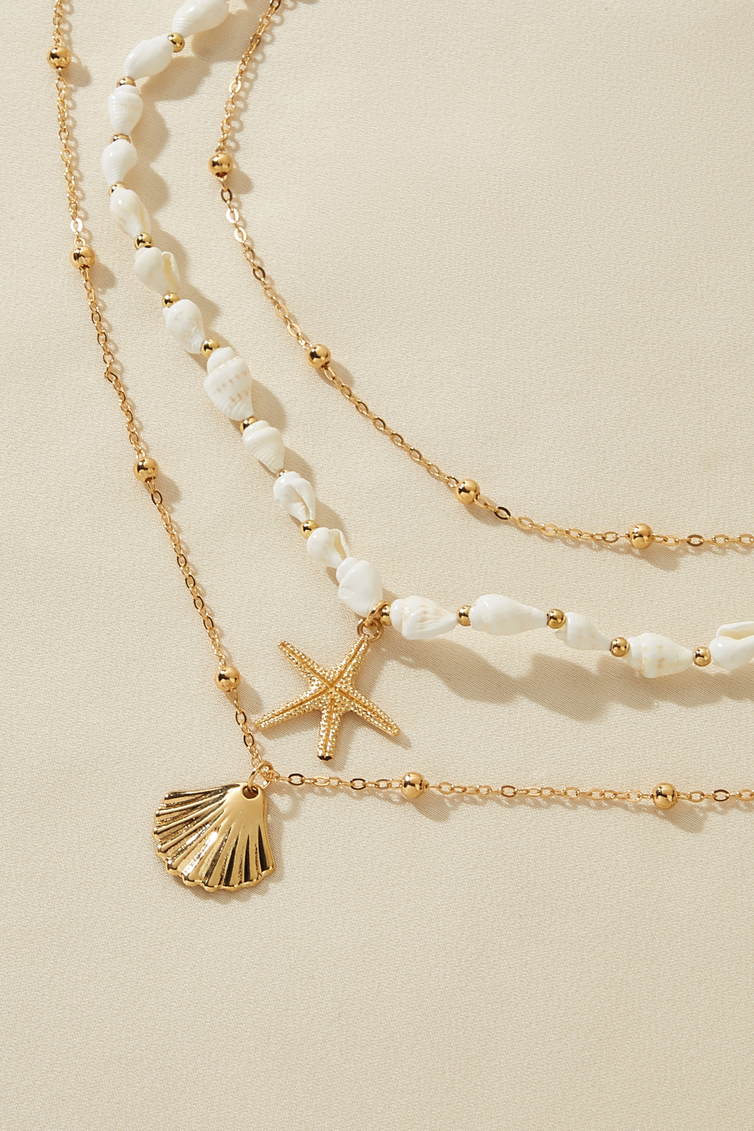 Tiny Treasures Gold-Tone Necklace Set