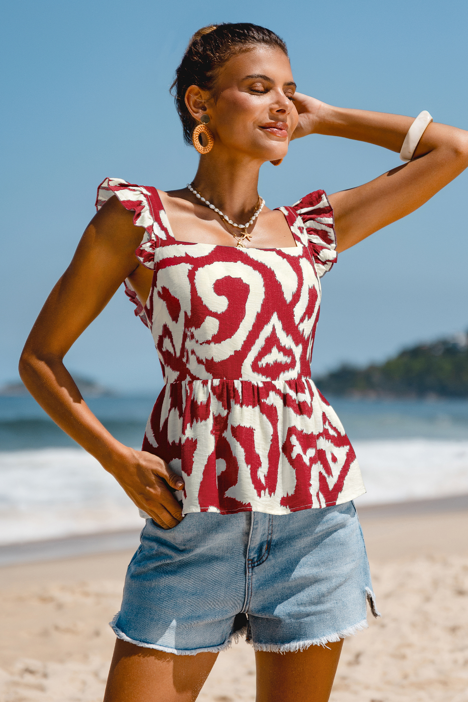Cartolina Crush Abstract Top