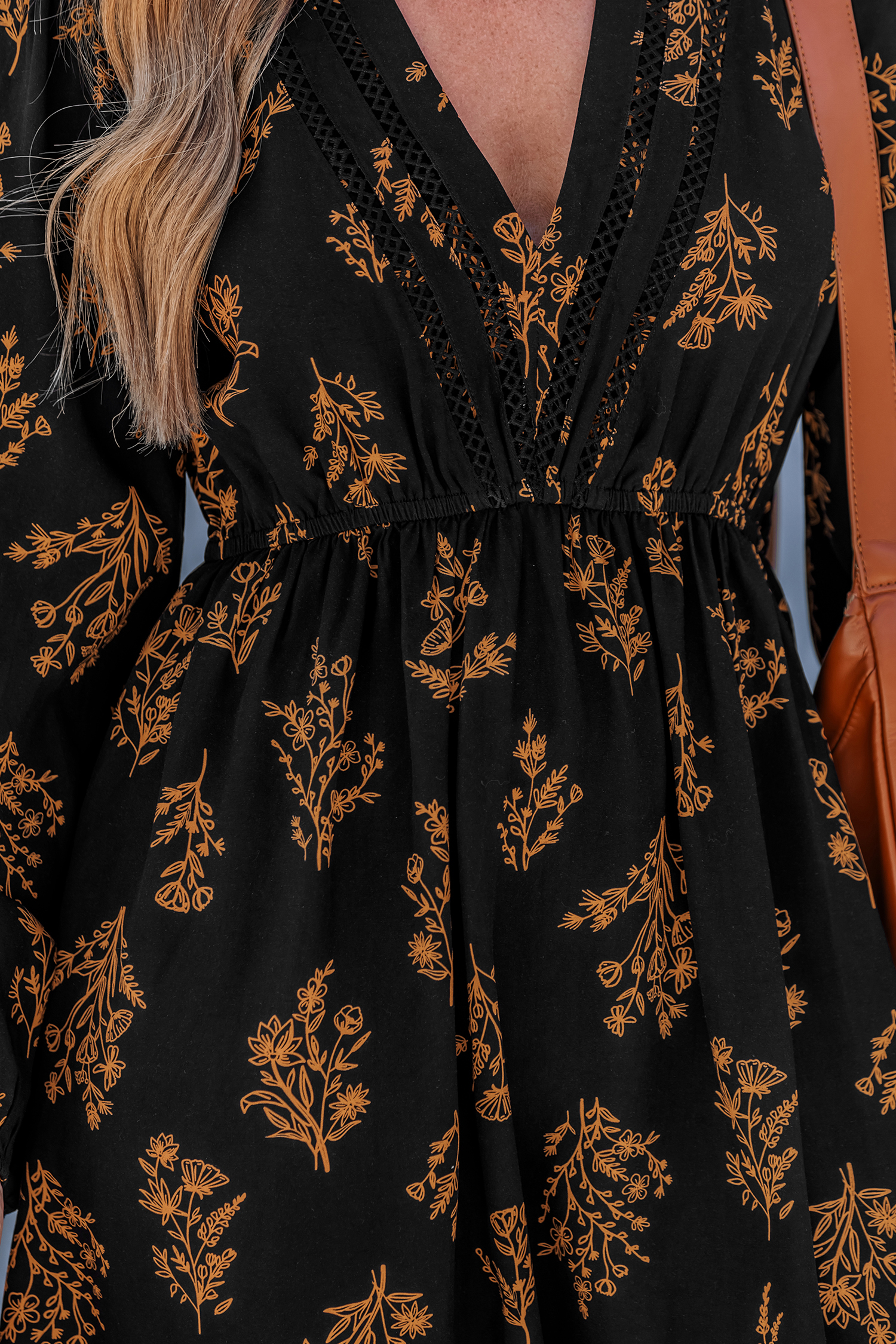 Petals at Dusk Floral Maxi Dress