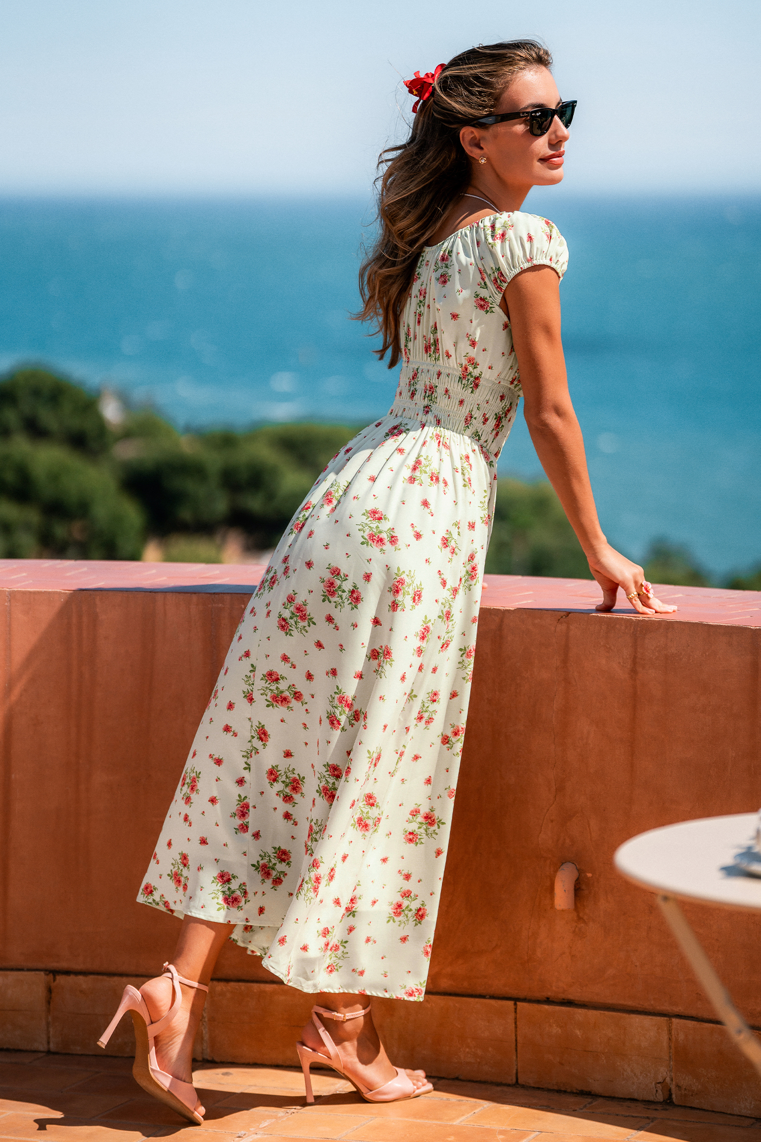 Guest List Floral Maxi Dress