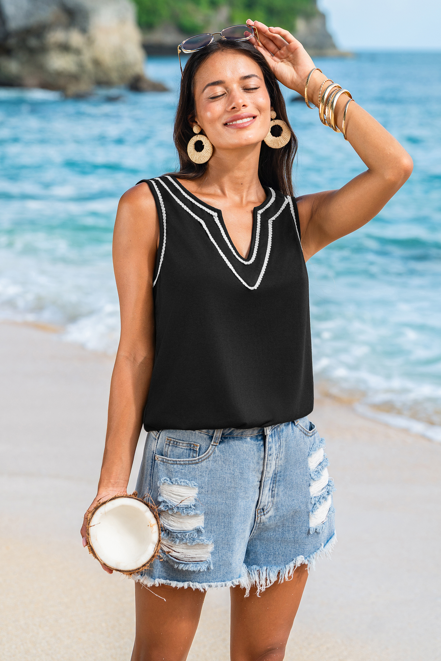 Fuori dalla spiaggia Black Top