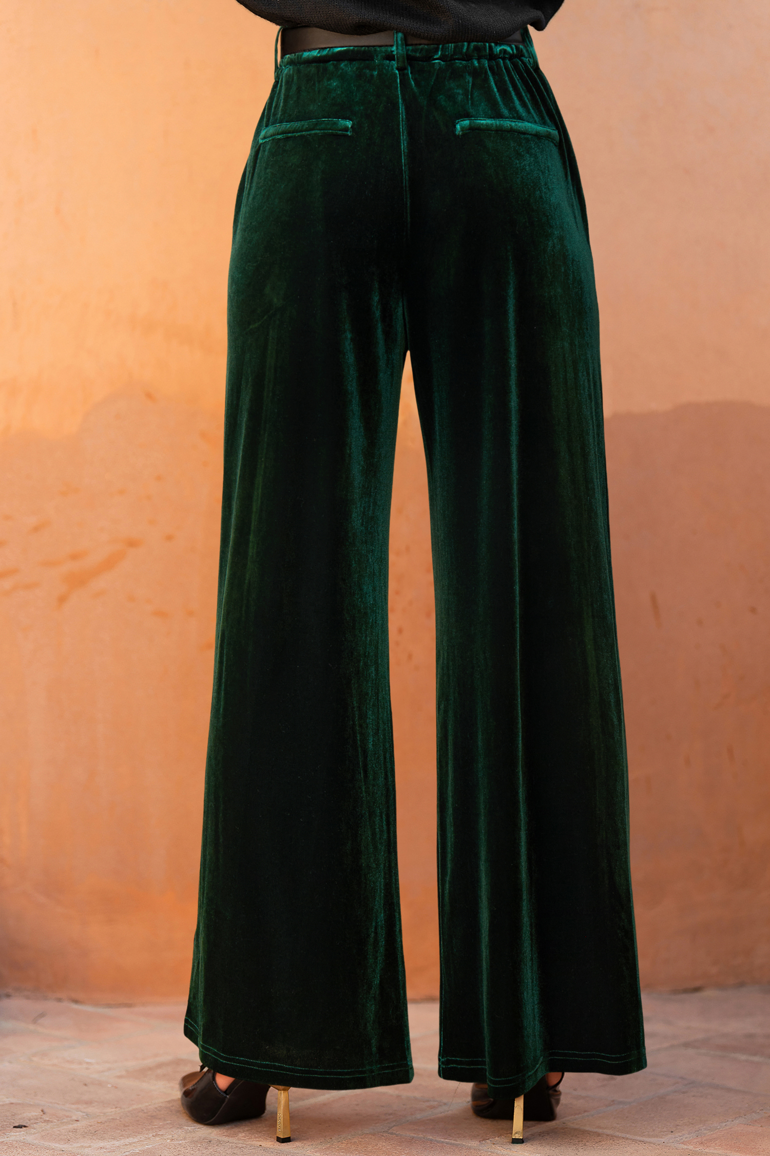 Velvet Heat Green Trousers