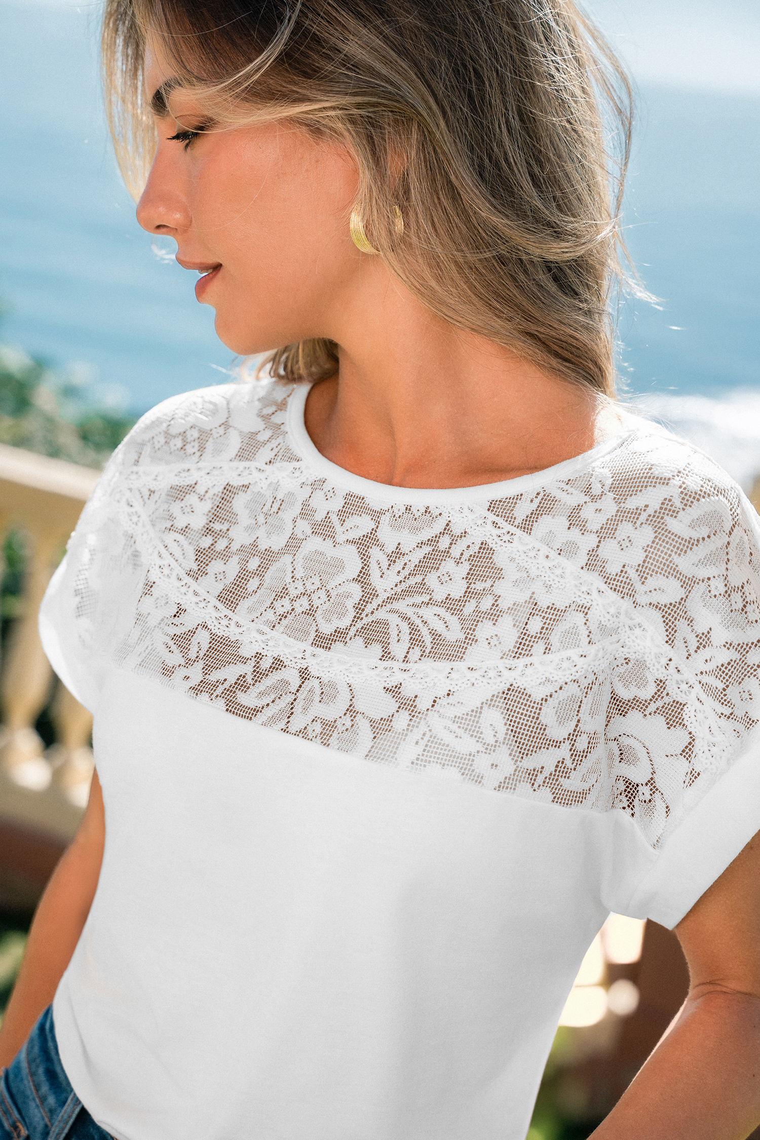 Adoration White Tee