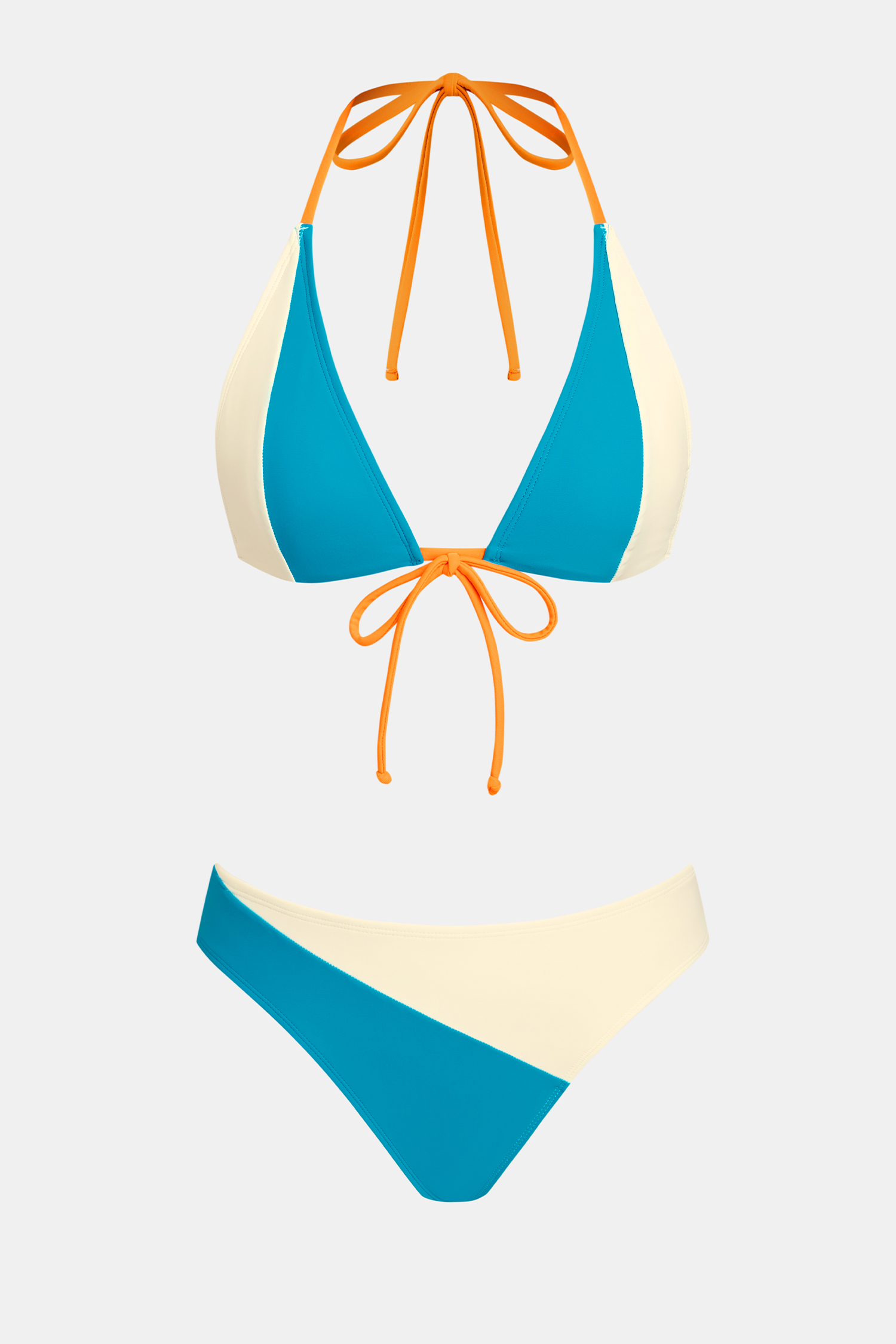 Golden Coast Colorblock Bikini Set