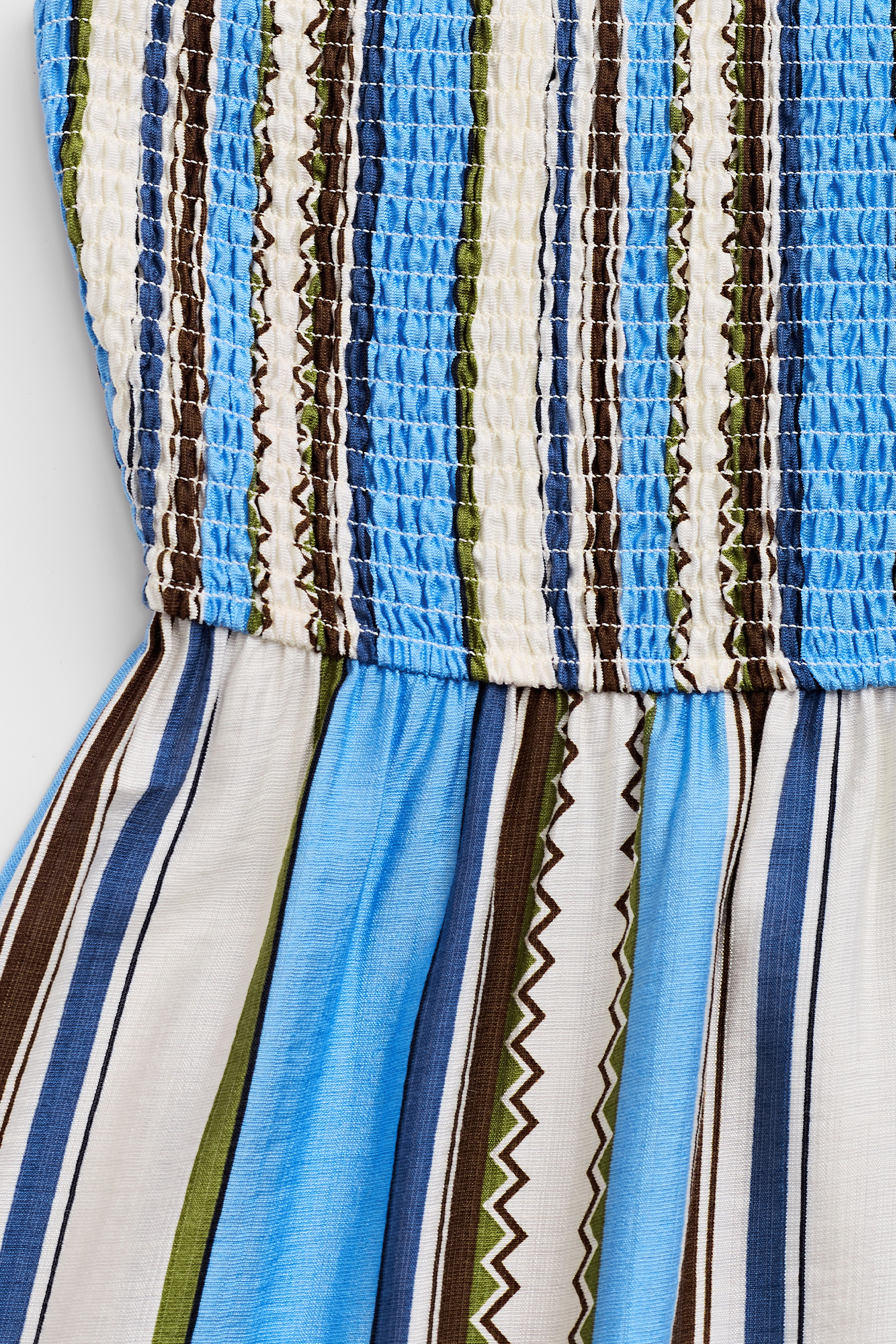 Seaside Picnic Striped Maxi Dress