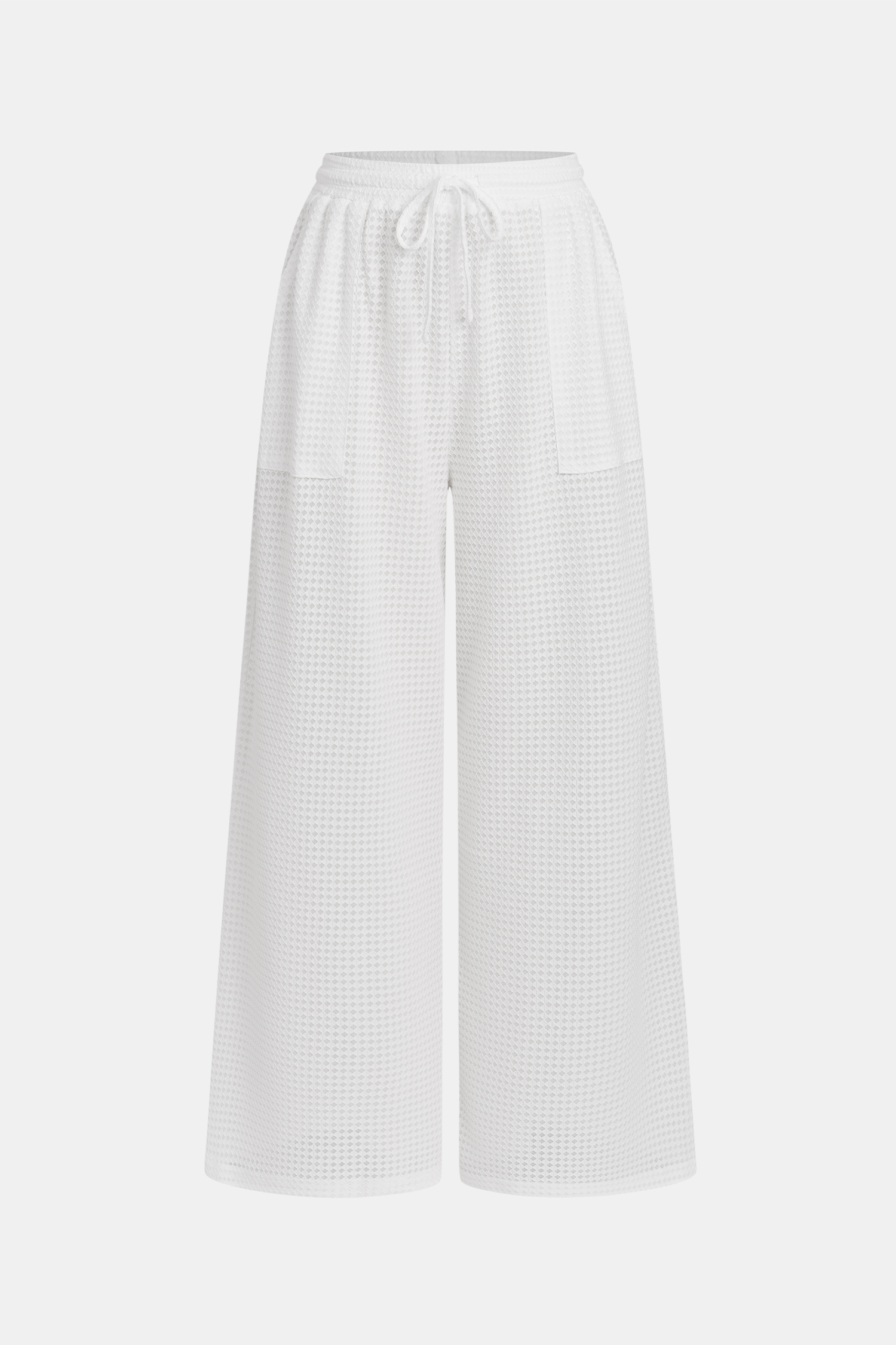 Cliff Dive White Cover-Up Pants