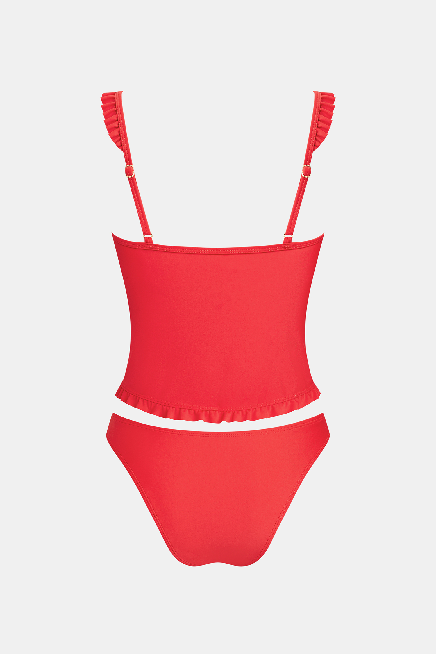 Summer Tempo Red Tankini Set