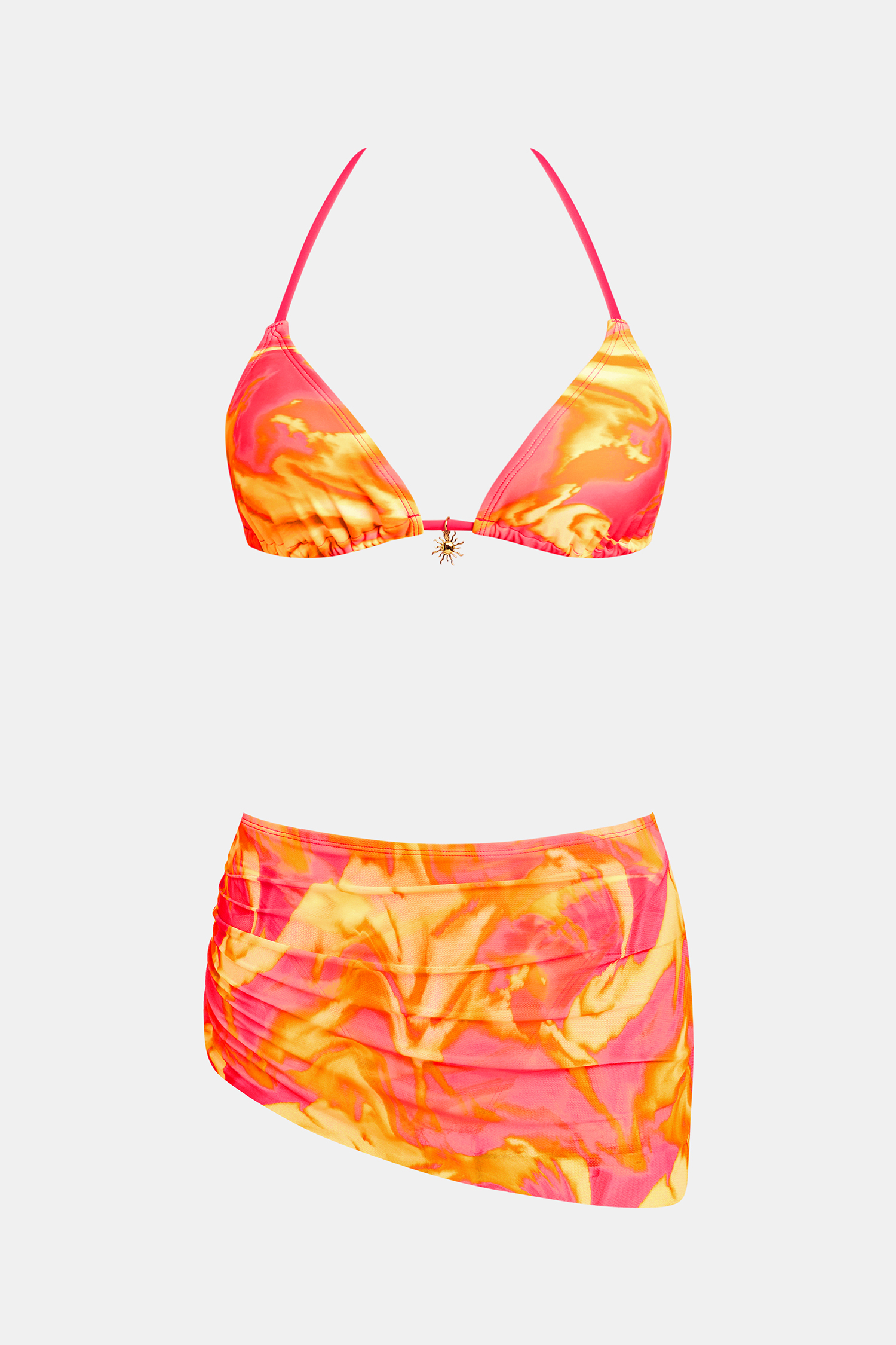 Seeking Sunshine Ombre 3-Piece Bikini Set