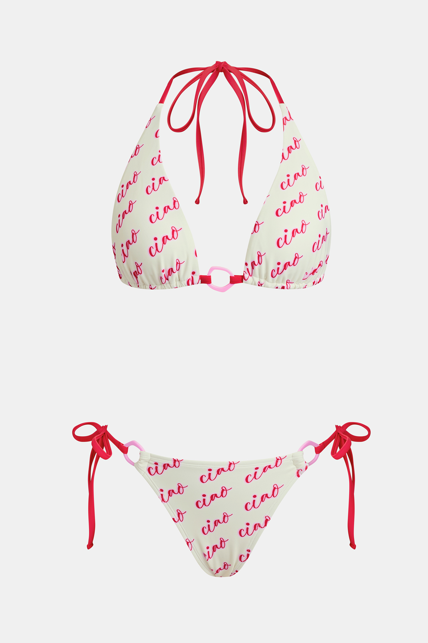 Wander Free White Bikini Set