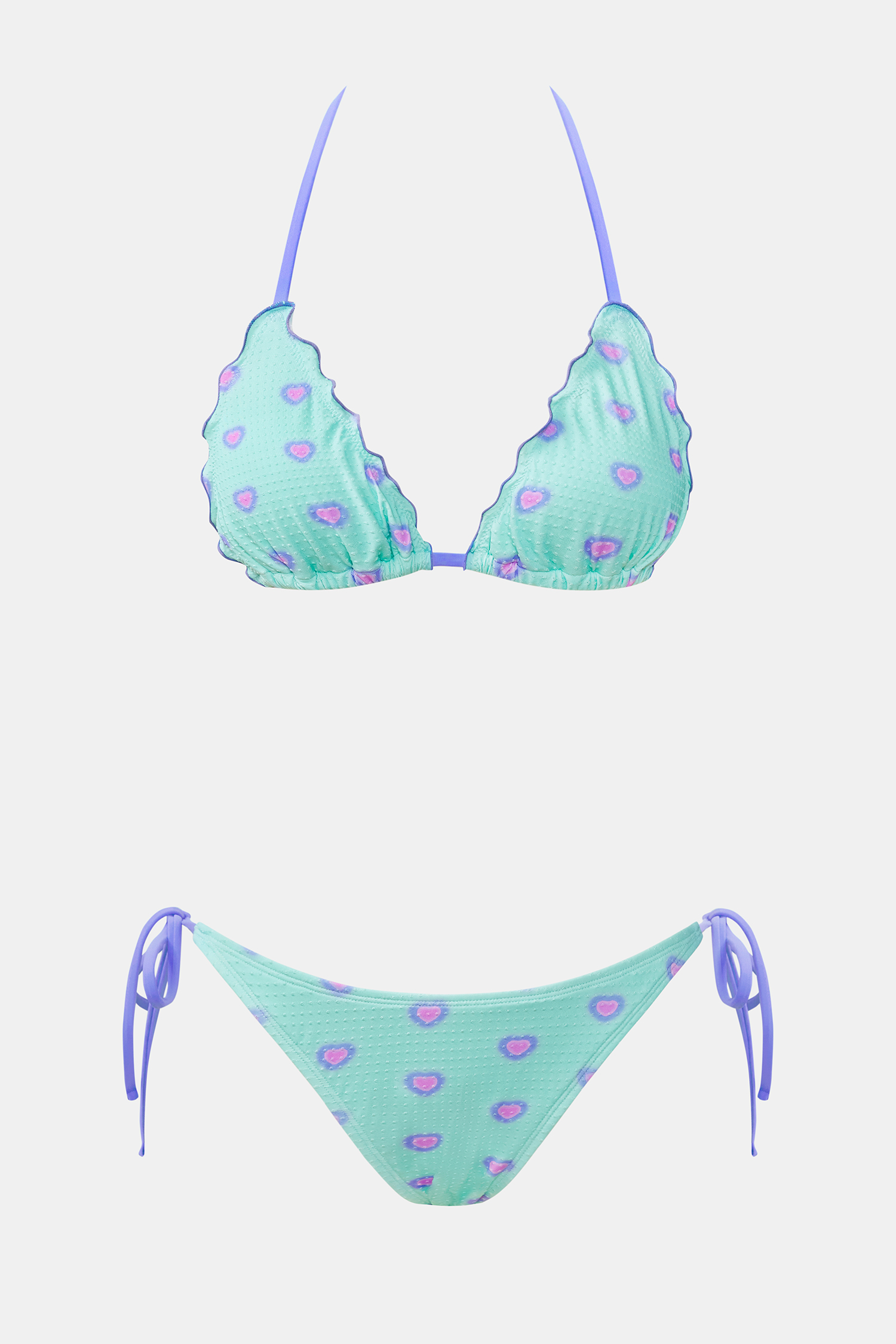 Vacation Romance Heart Bikini Set
