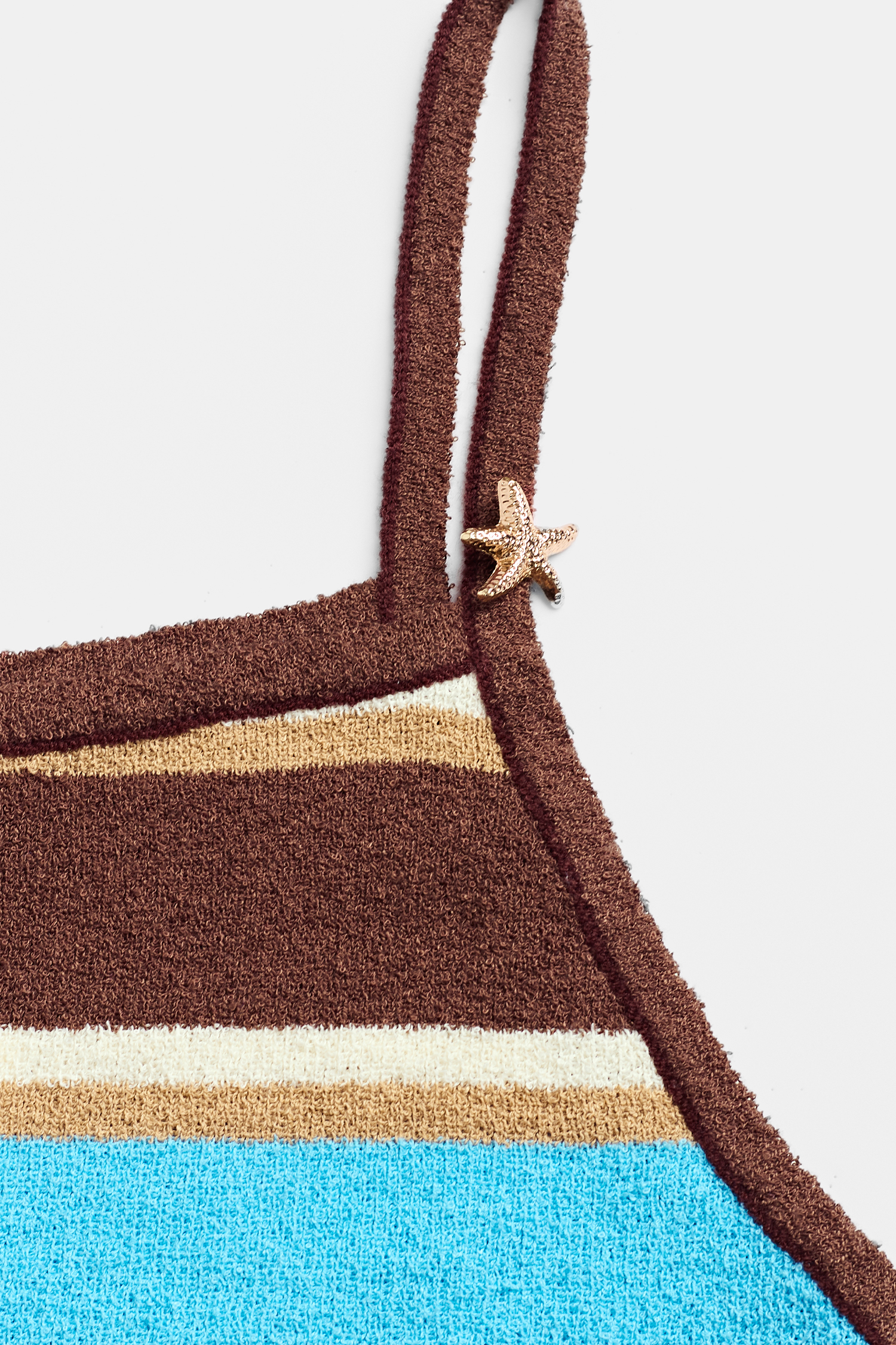 Favorite Part Striped Cover-Up Top