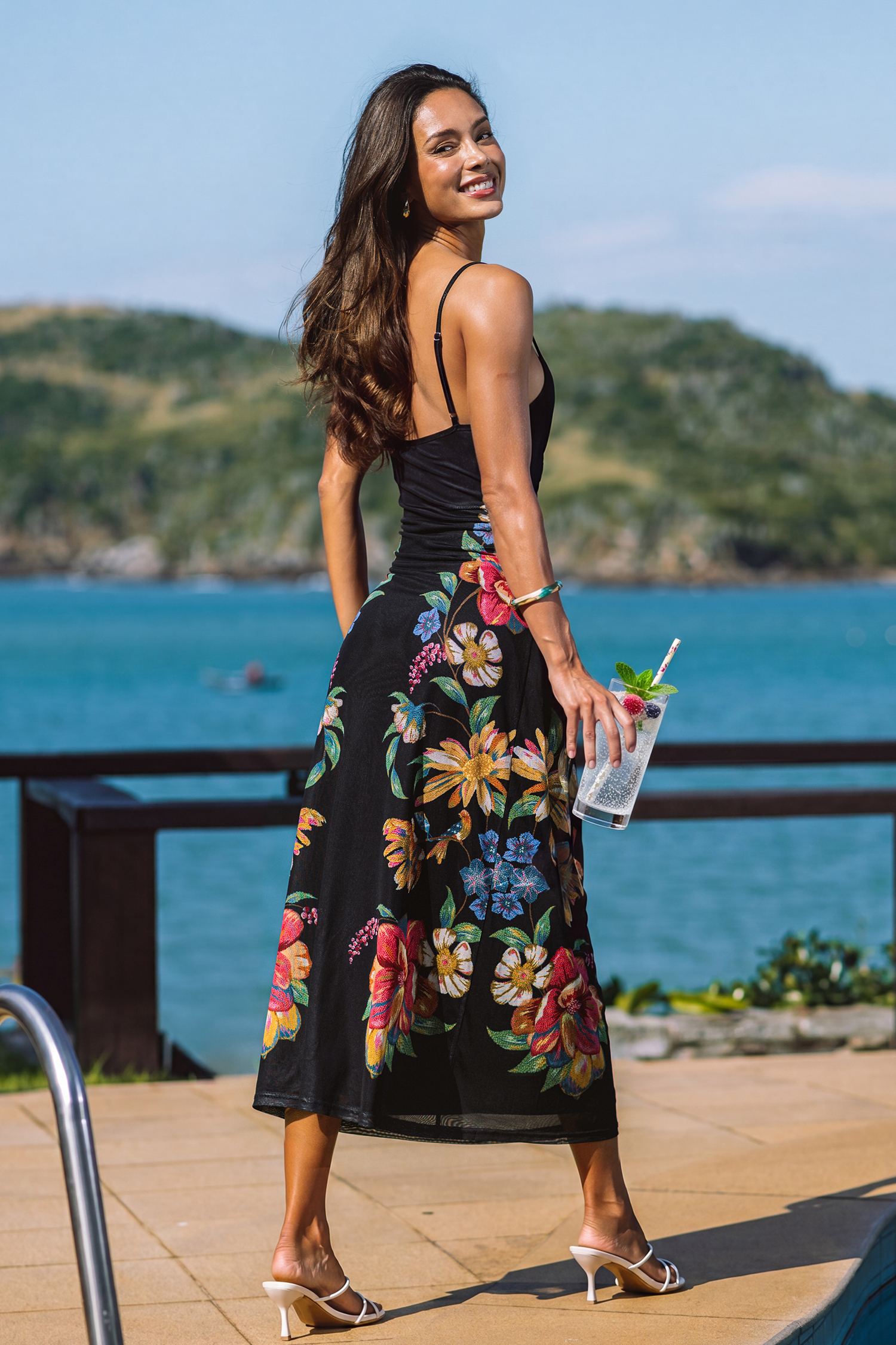 Opening Scene Floral Midi Dress