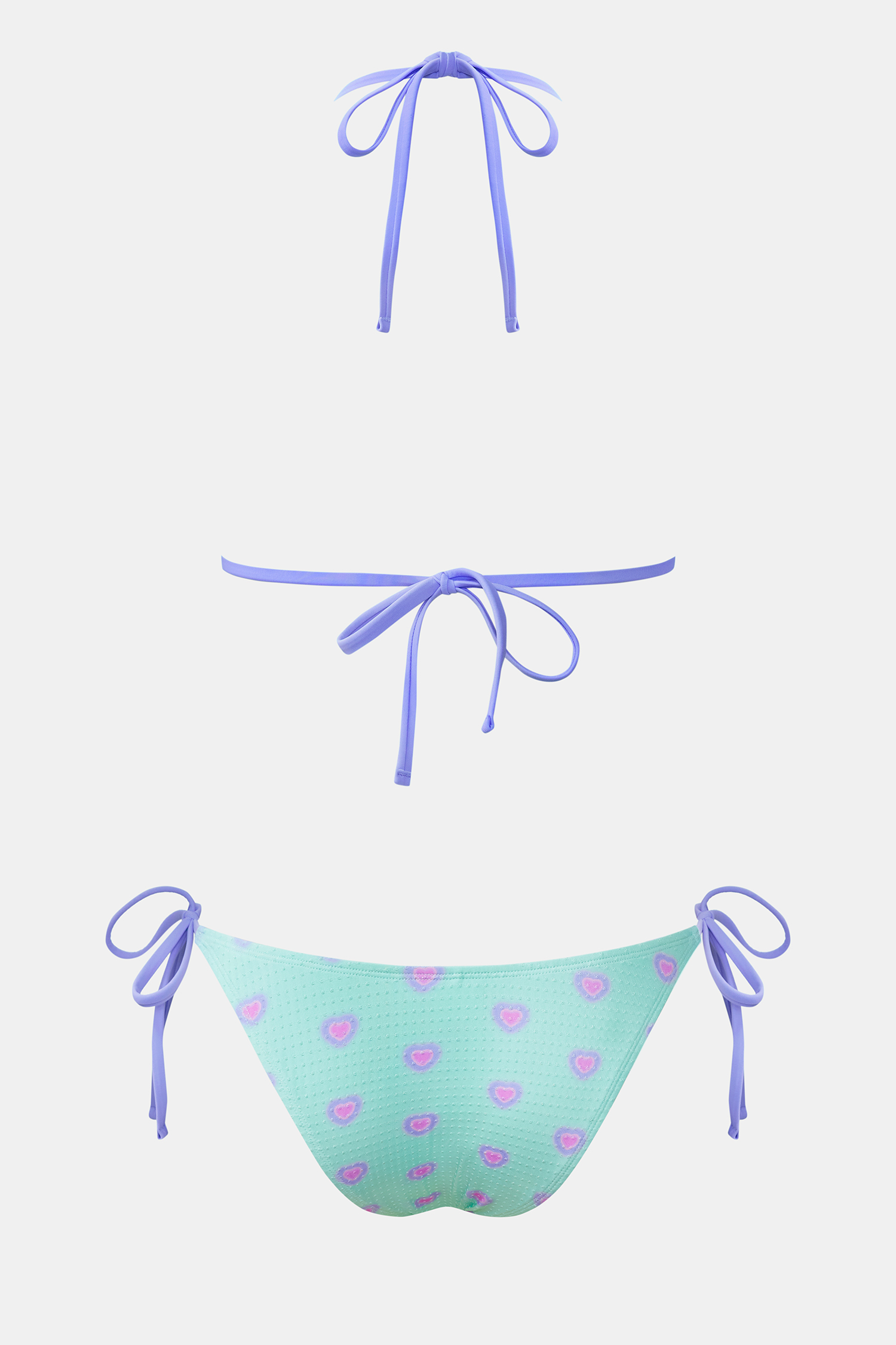Vacation Romance Heart Bikini Set