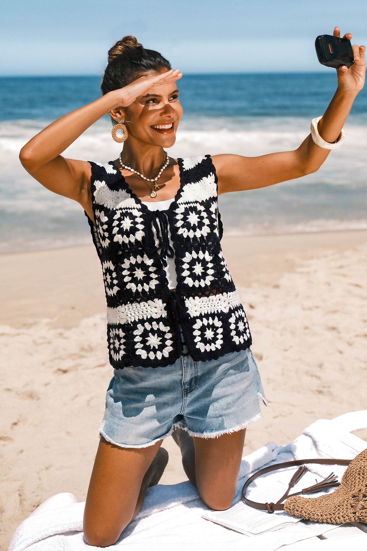 Moonlit Drive Floral Cardigan
