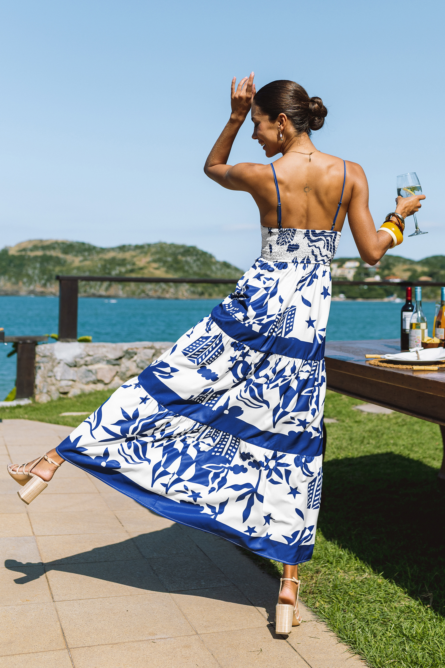 Heating Up Tropical Maxi Dress