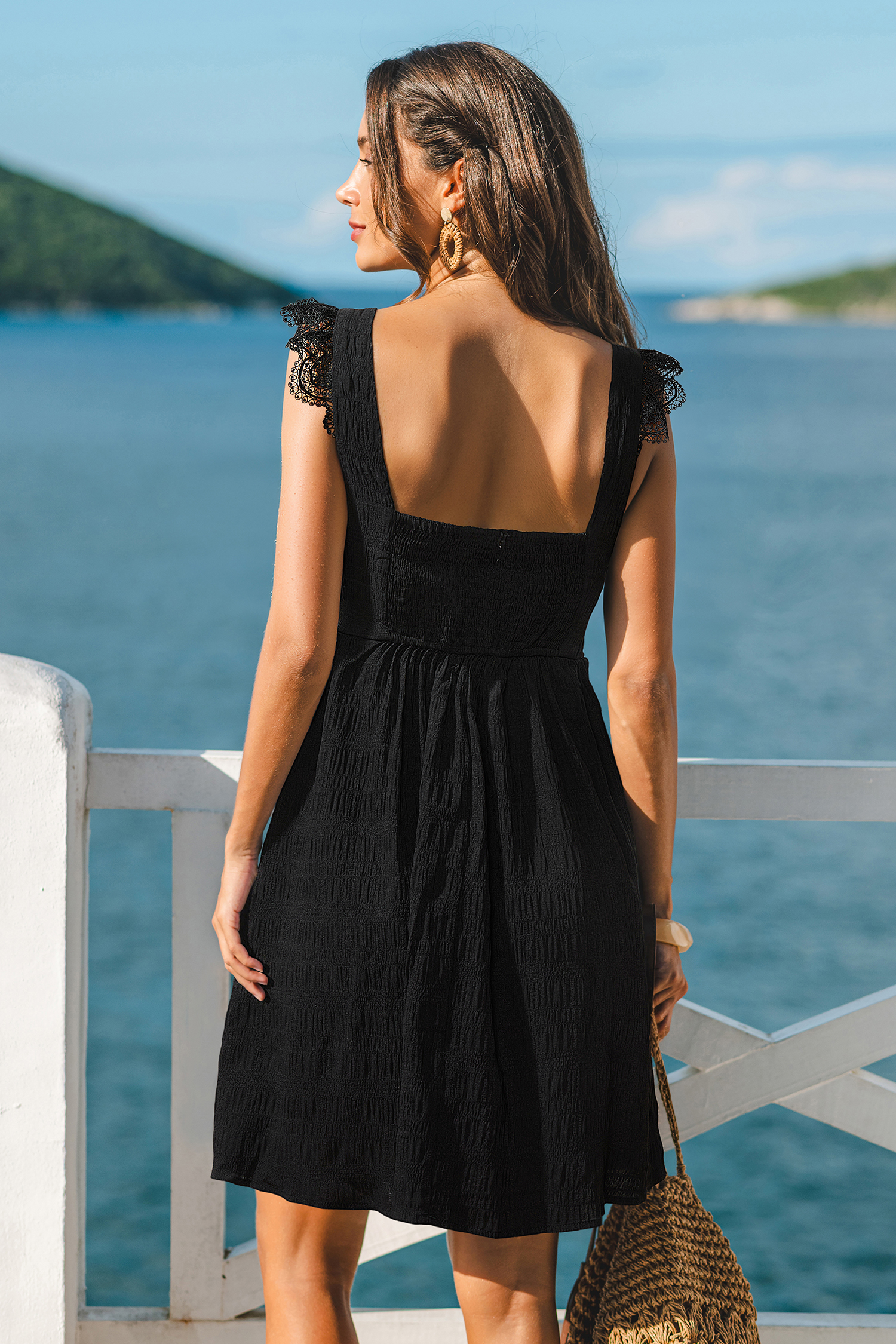 Such a Mood Black Mini Dress
