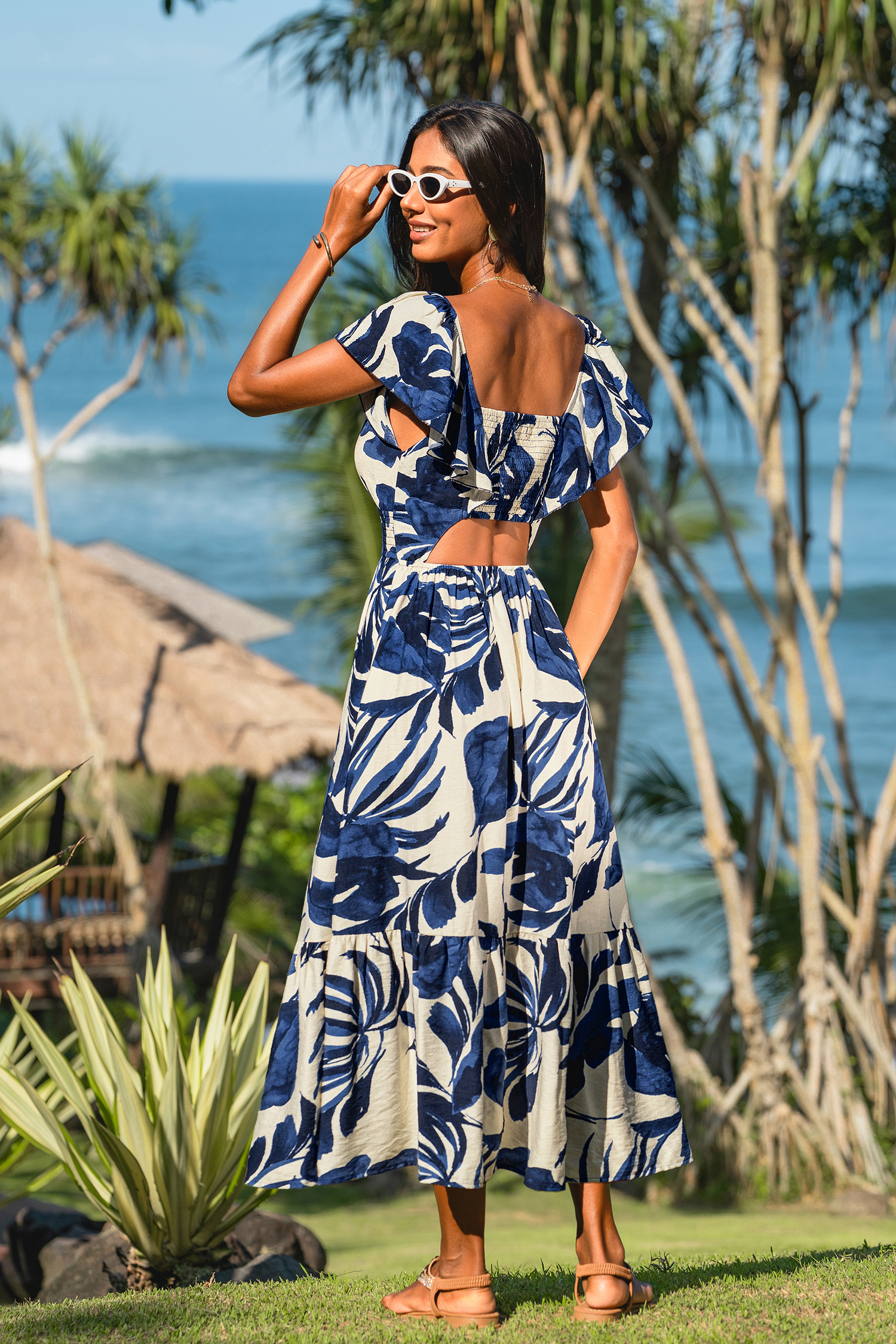 Plus One Tropical Maxi Dress
