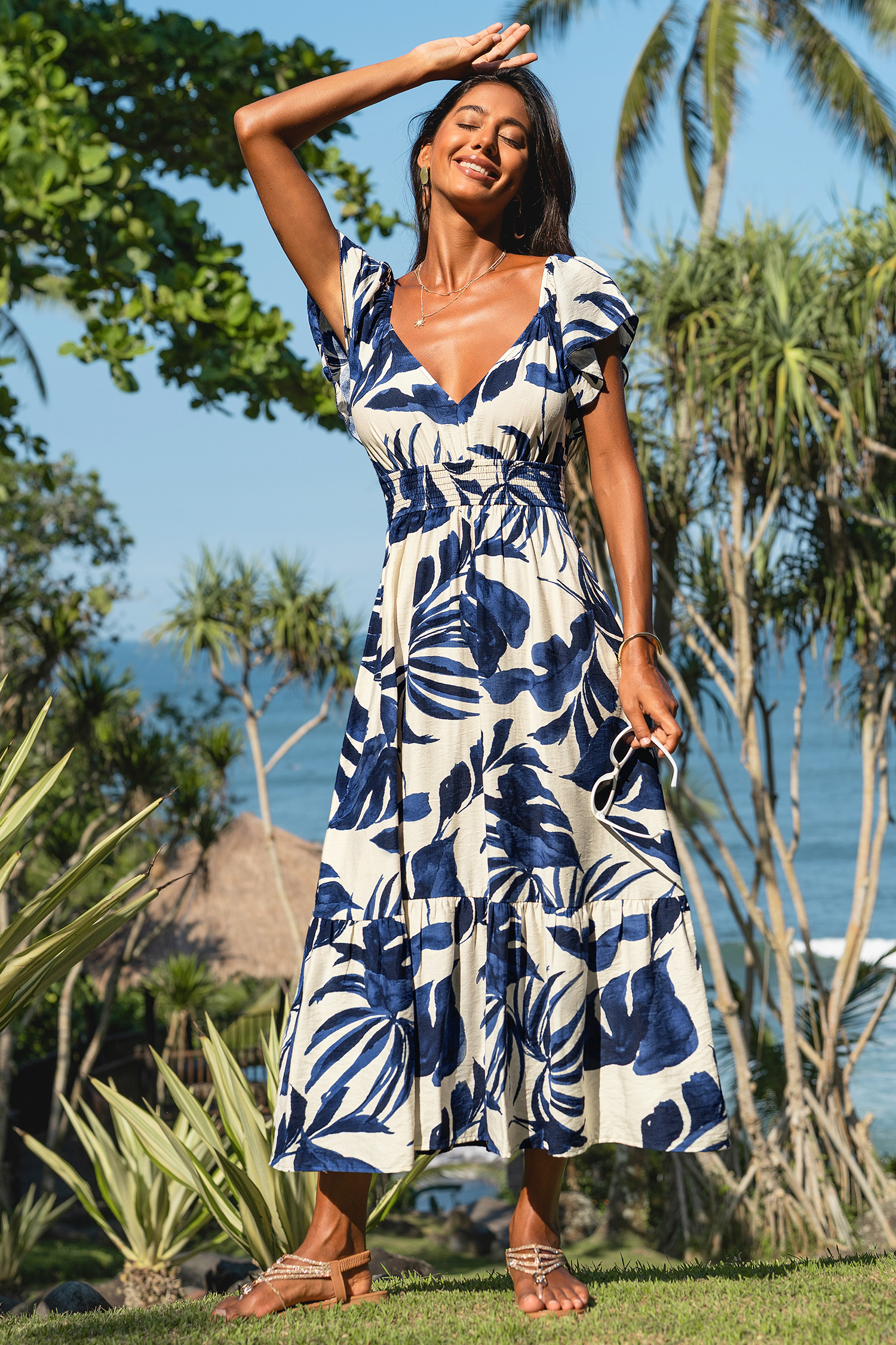 Plus One Tropical Maxi Dress