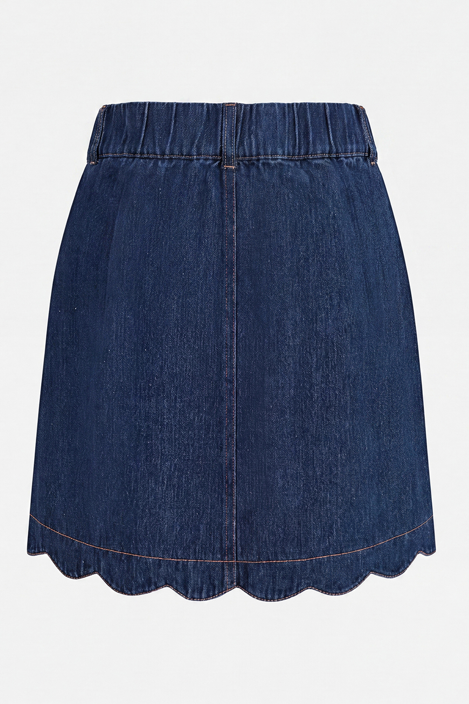 Round & Round Blue Mini Skirt