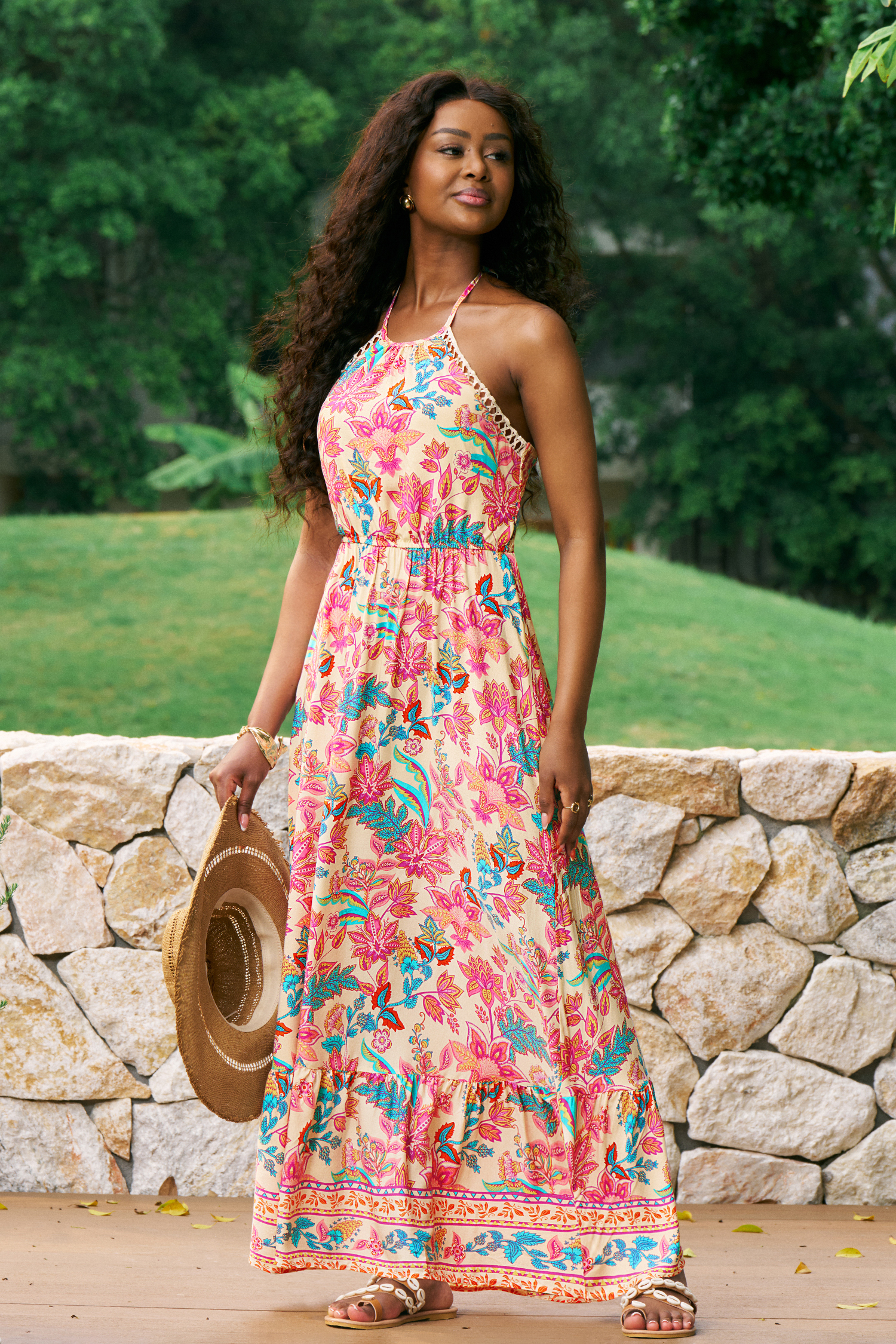No Bad Days Floral Maxi Dress