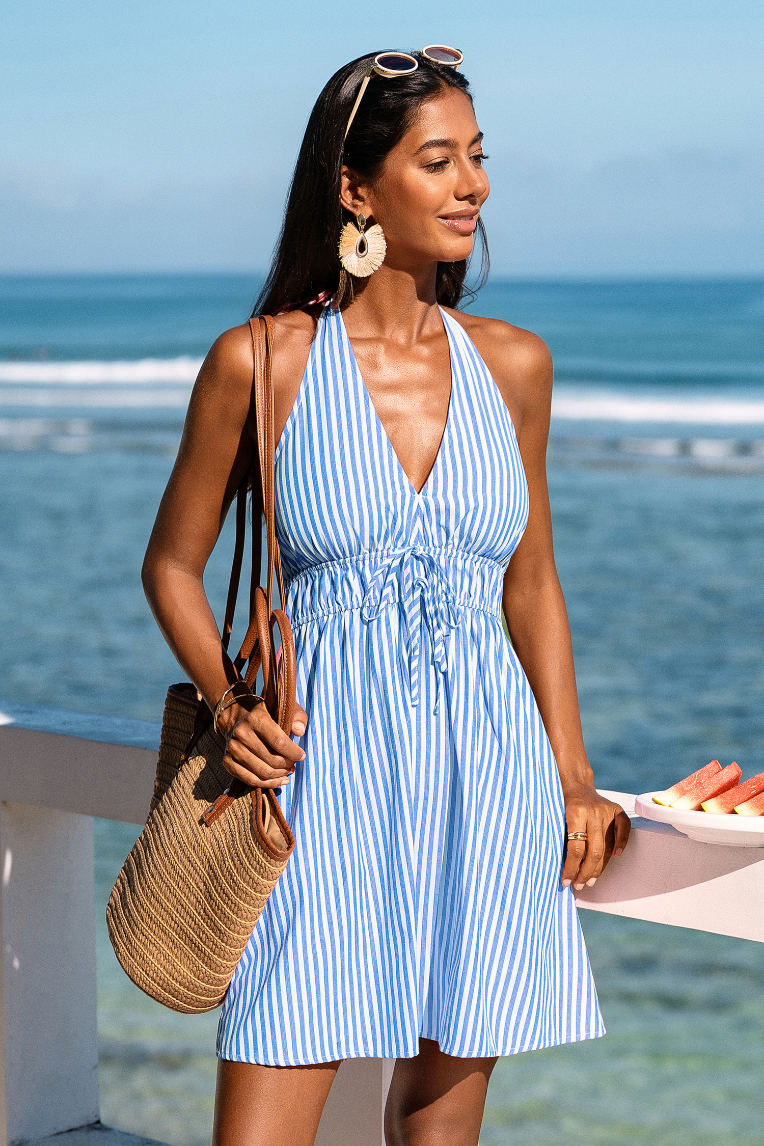 Part of the Plan Striped Mini Dress