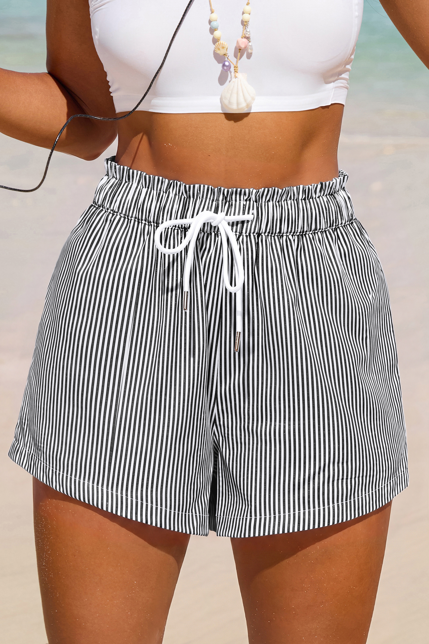 Pantaloncini a righe Inner Peace