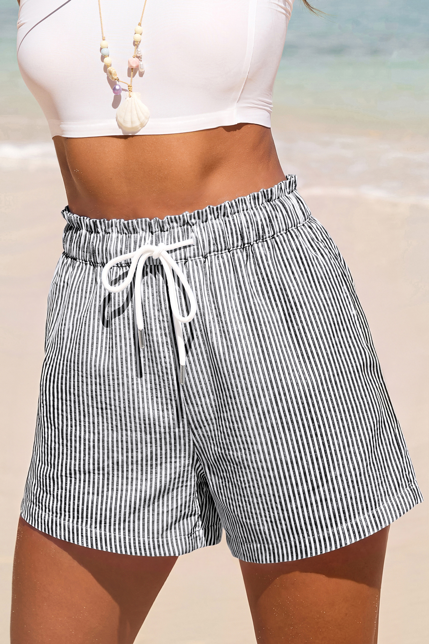 Pantaloncini a righe Inner Peace
