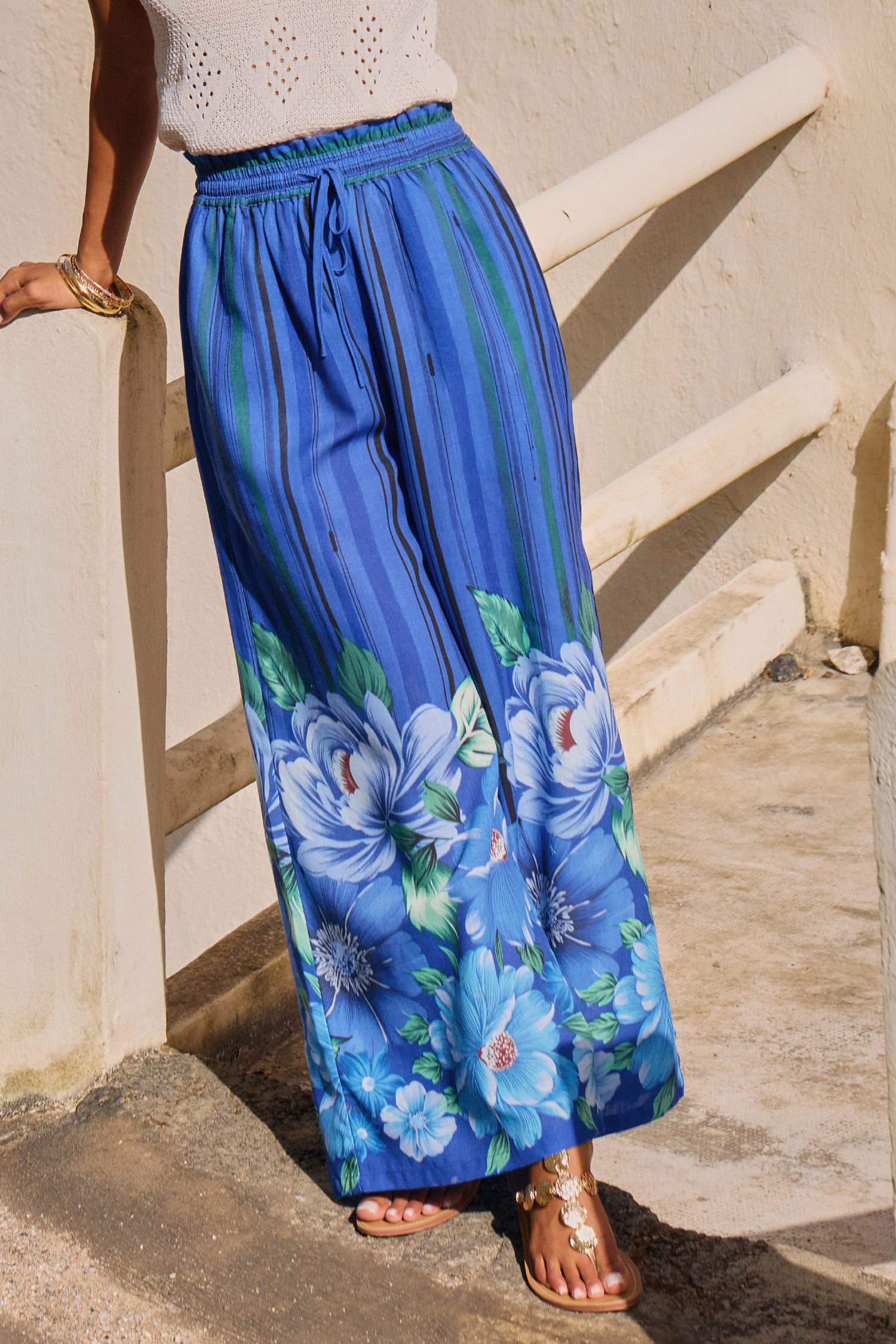 Out of the Blue Floral Pants