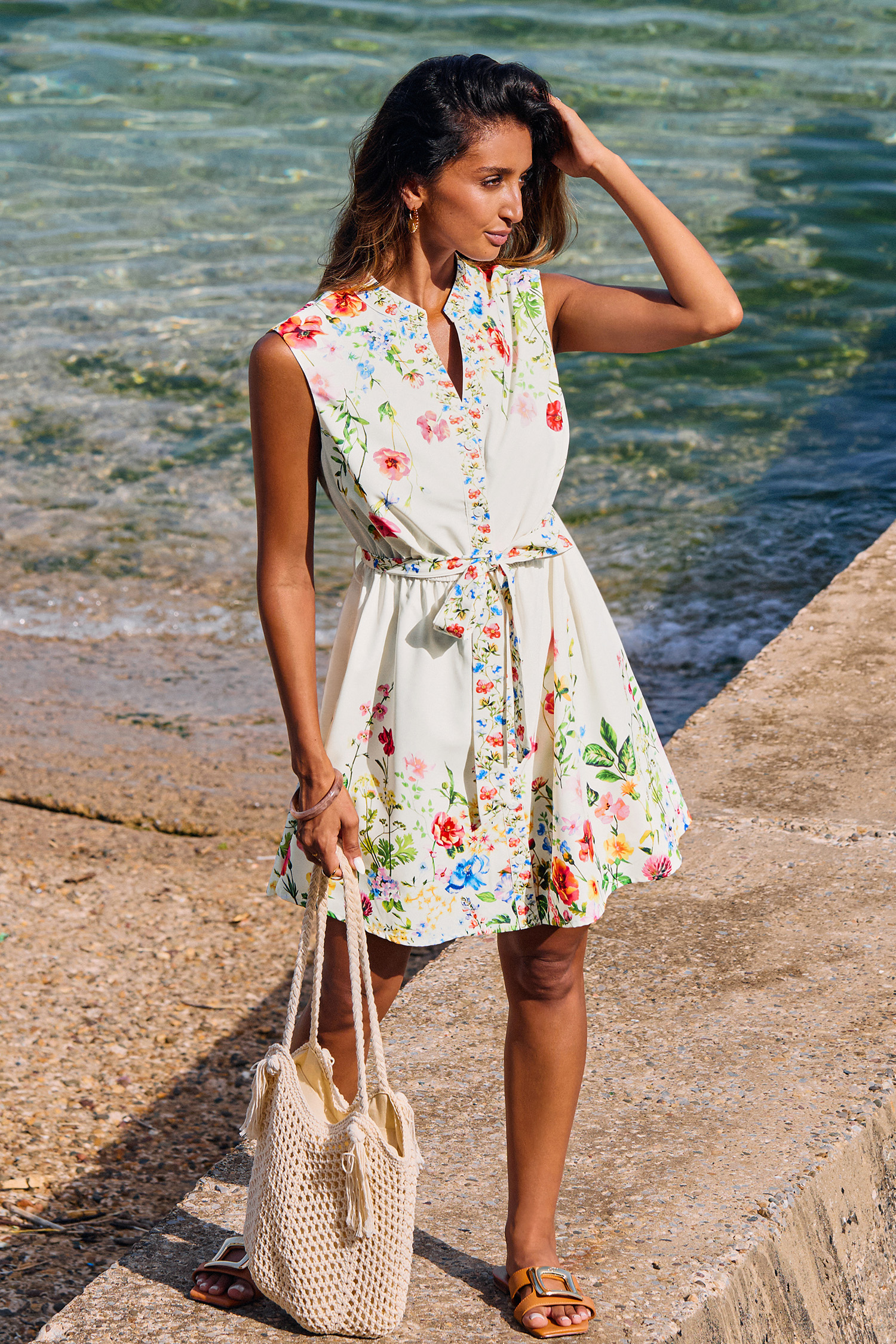 July Picnic Floral Mini Dress