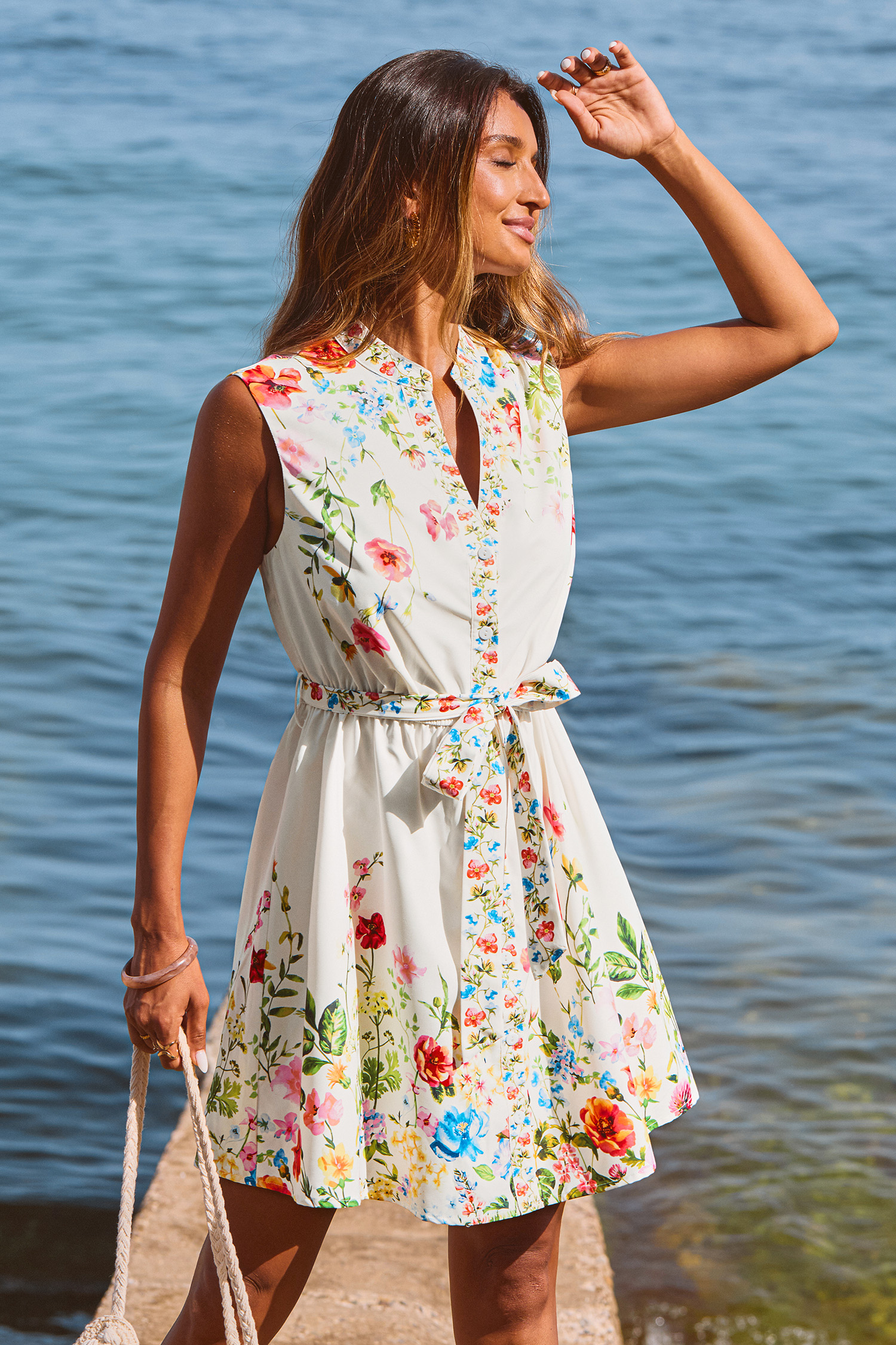 July Picnic Floral Mini Dress