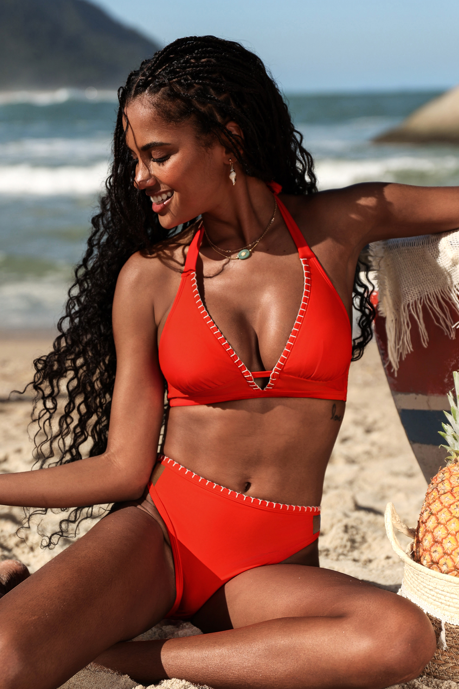Spritz Season Red Bikini Set