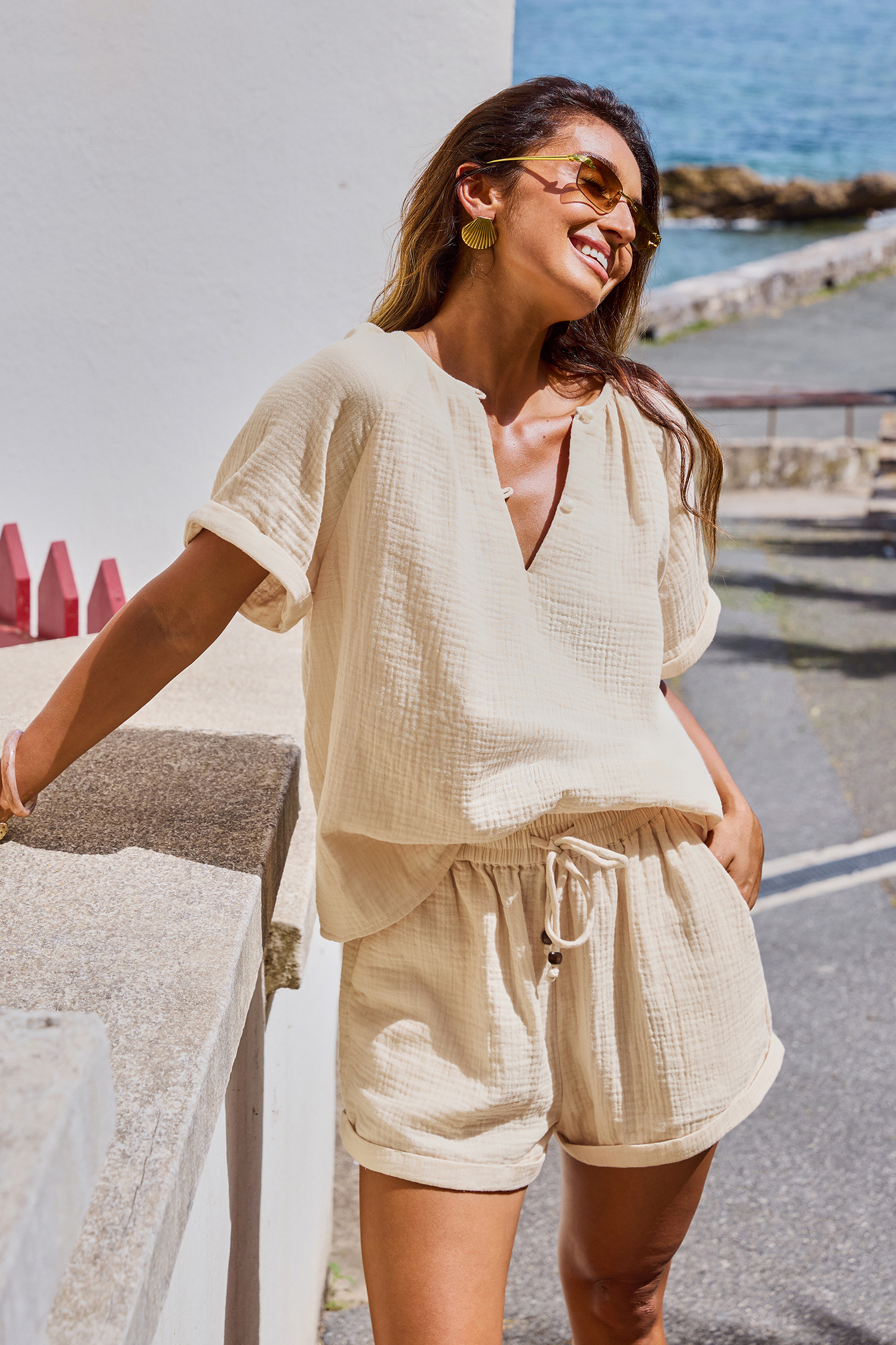 Wanderer Beige Top