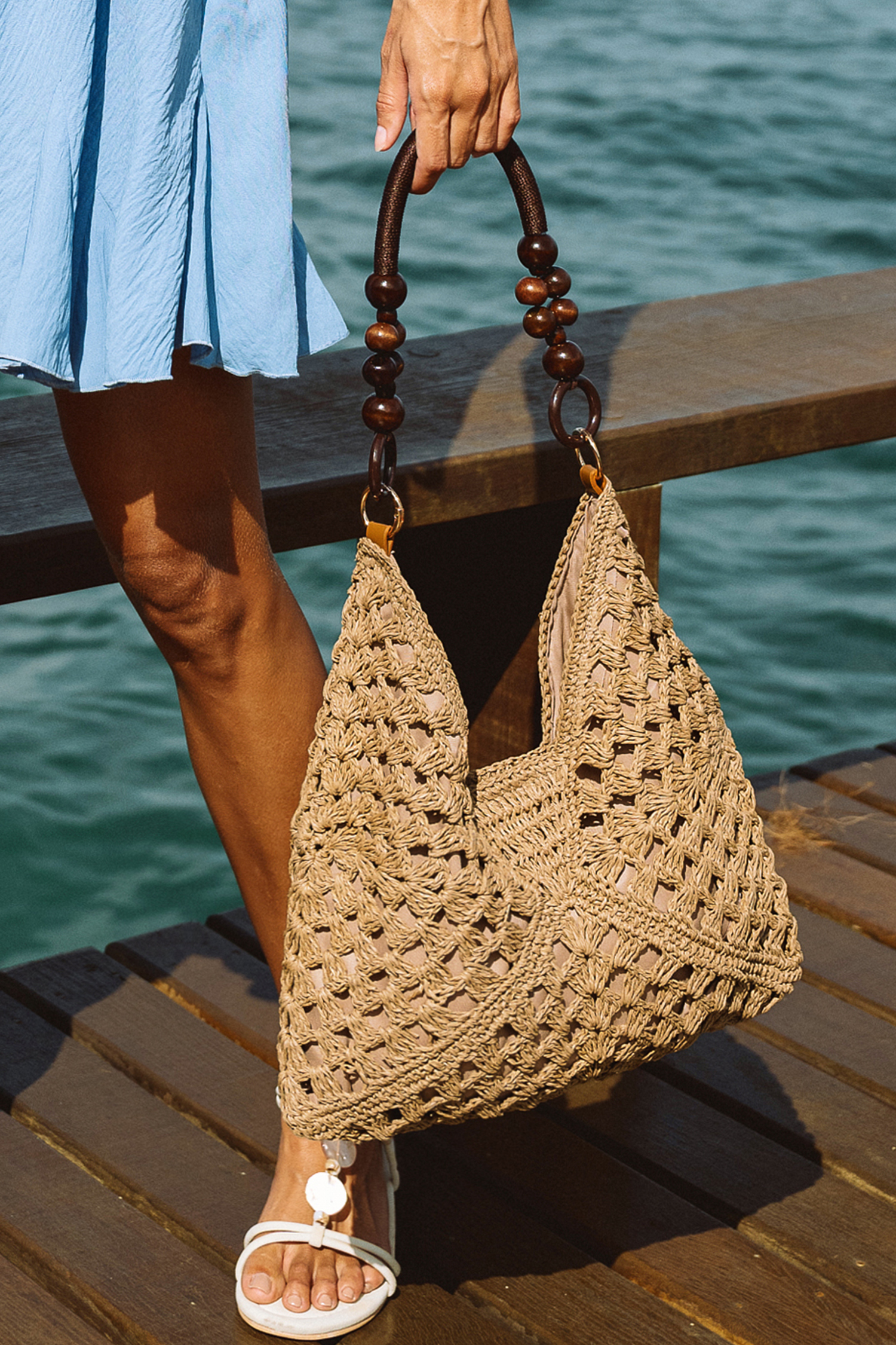 Heading Out Straw Bag