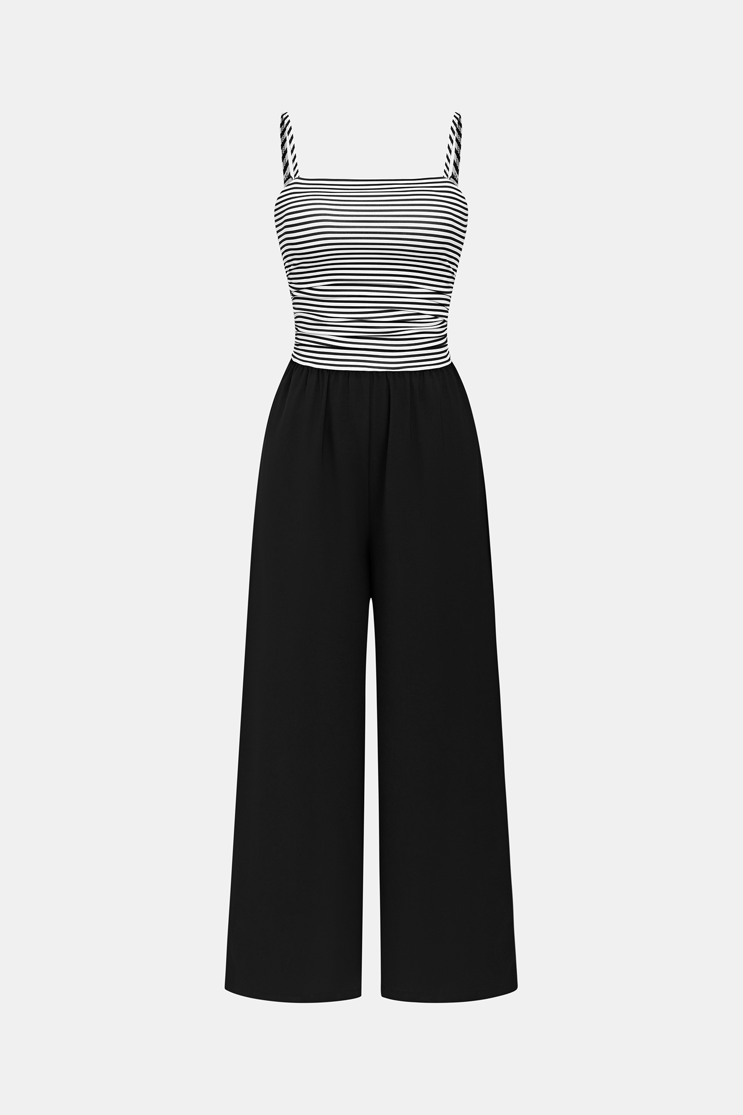 Wait & See Striped Shaping Jumpsuit