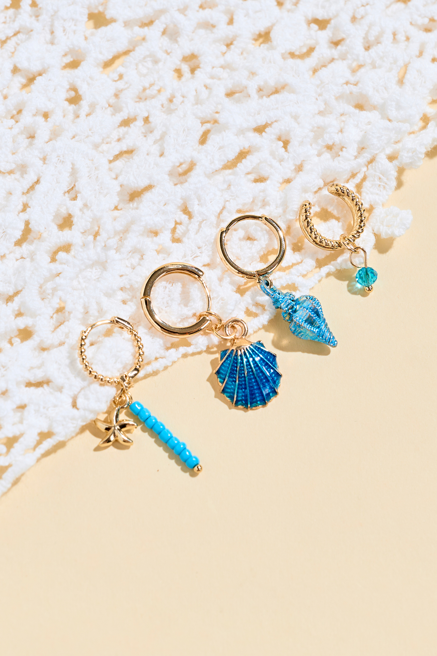 Treasure Trove Gold-Tone Earring Set