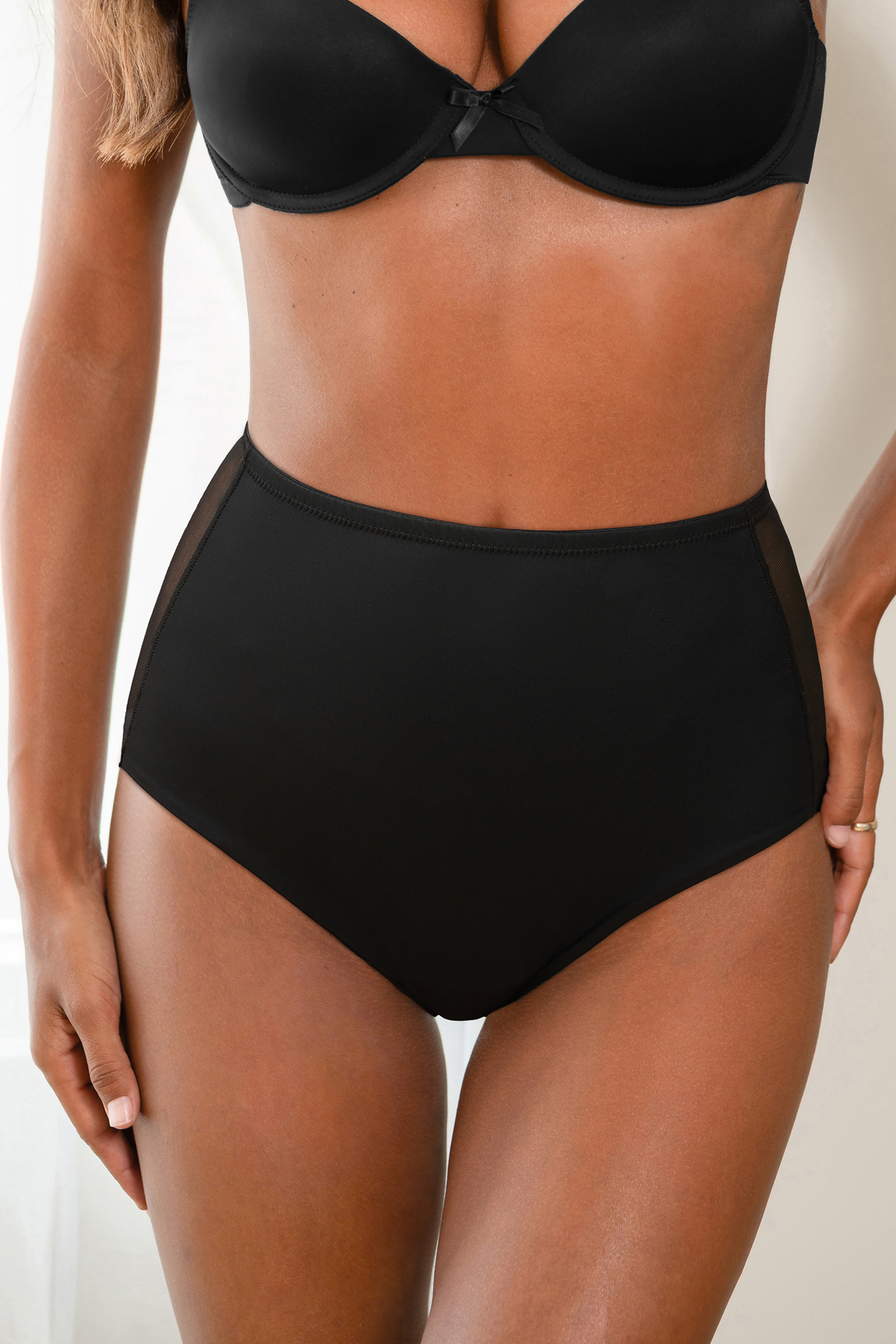 Go Getter Black Shapewear Briefs