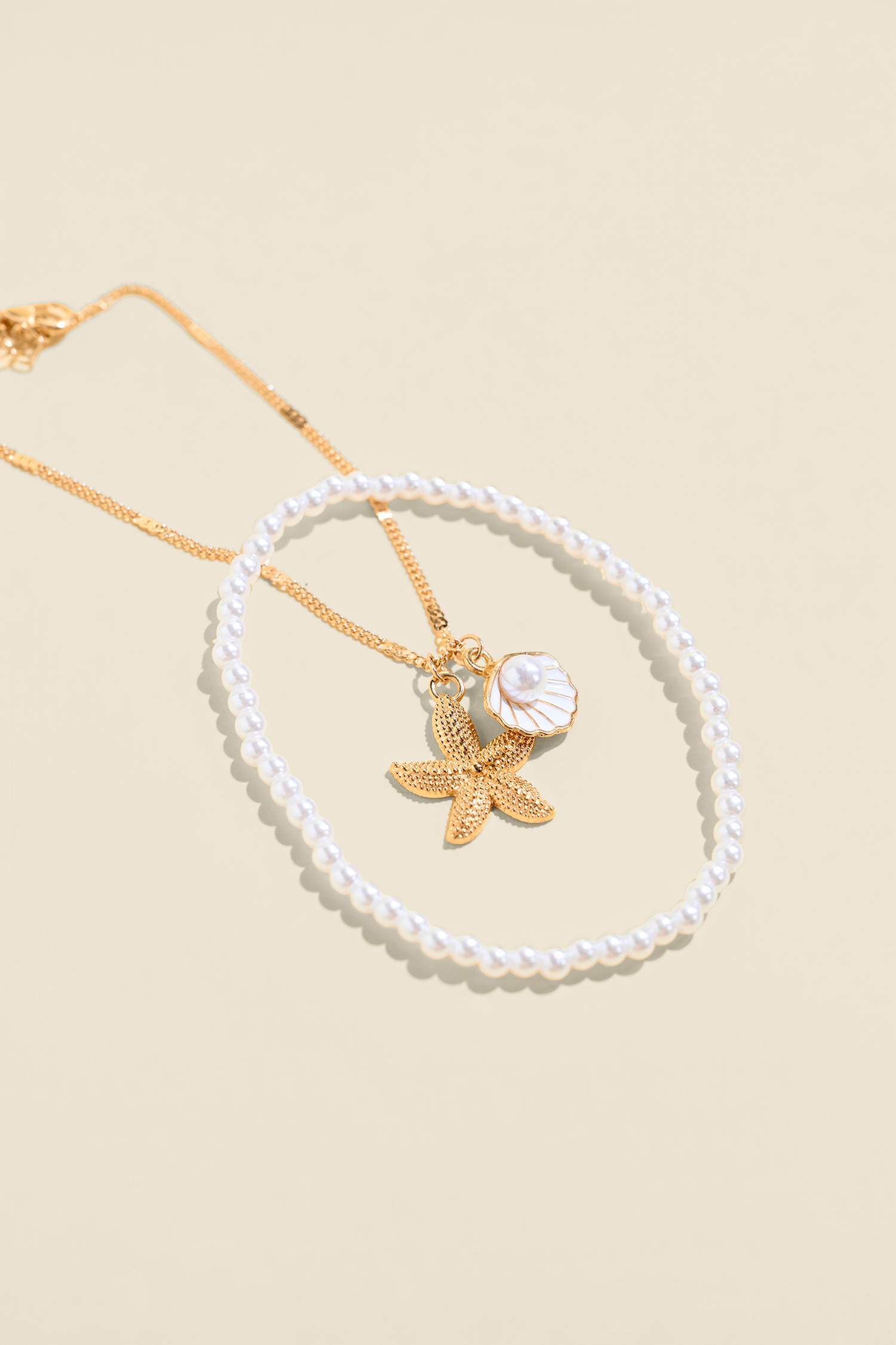 Havana Gold-Tone Anklet Set