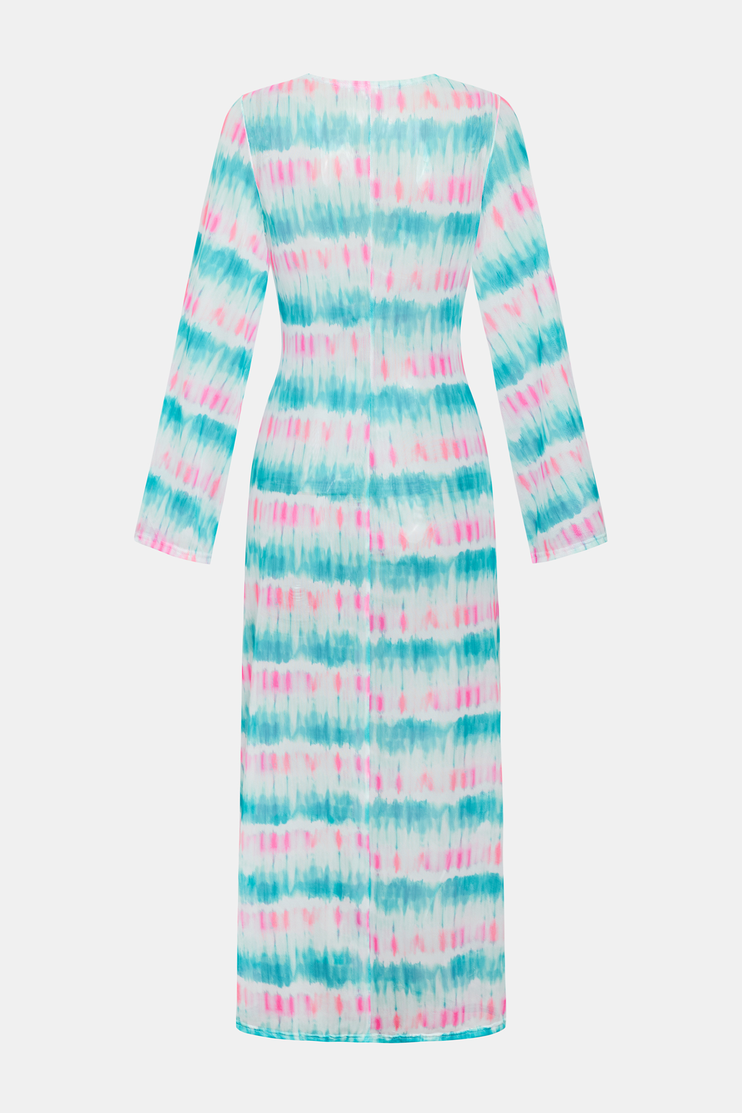 Across the Harbor Tie-Dye Cover-Up Kimono
