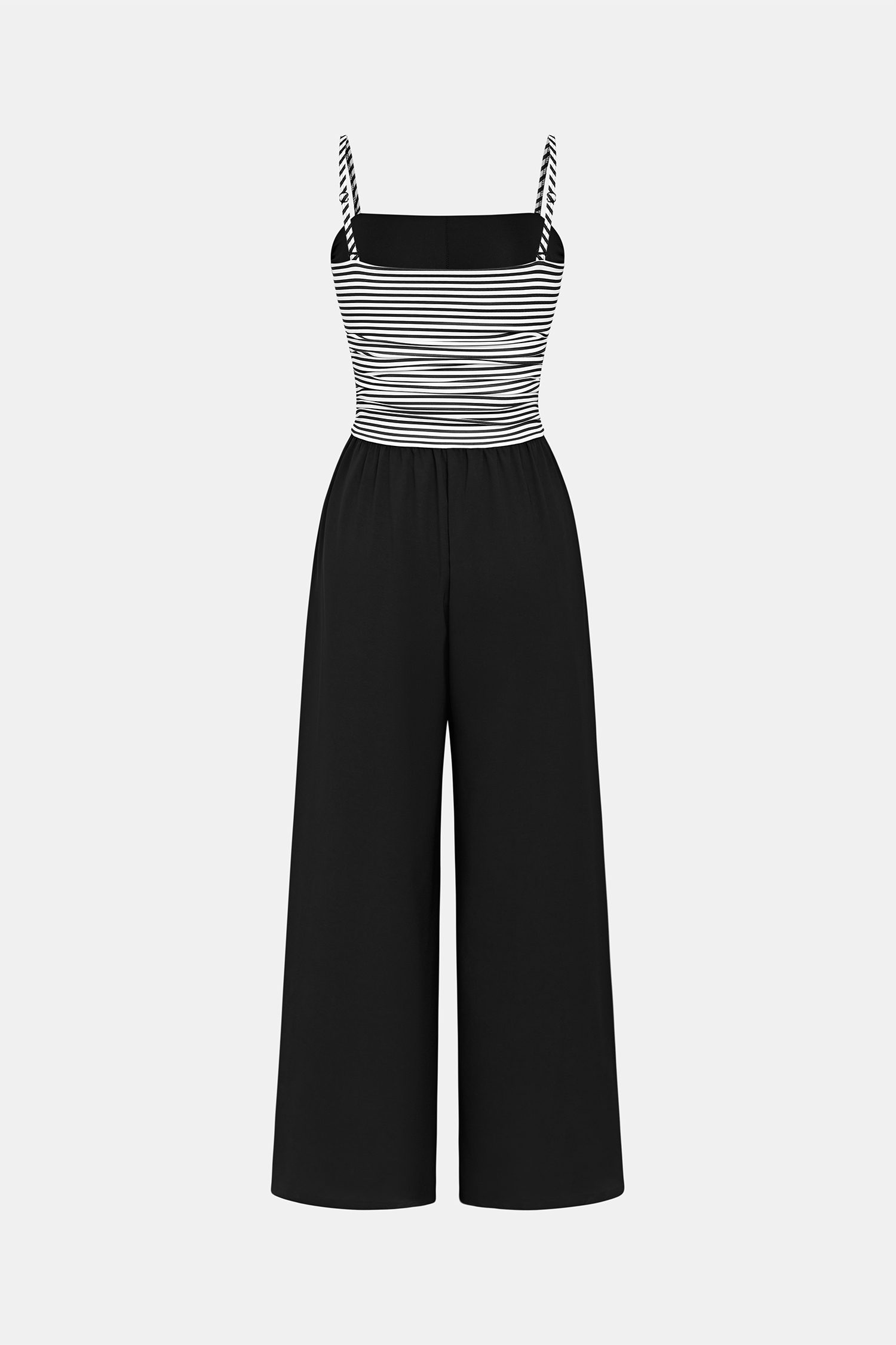Wait & See Striped Shaping Jumpsuit