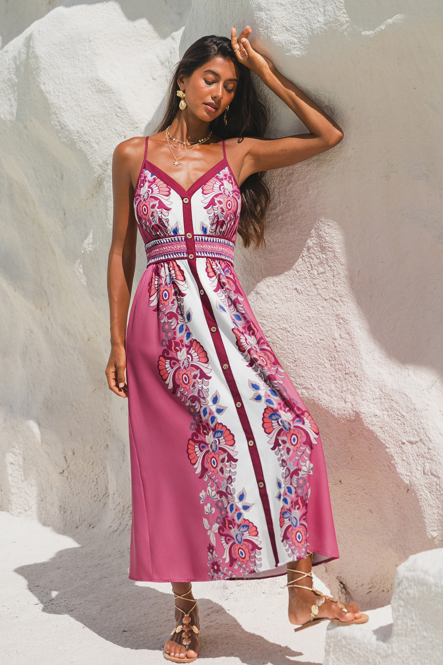 Petal Dream Floral Midi Dress