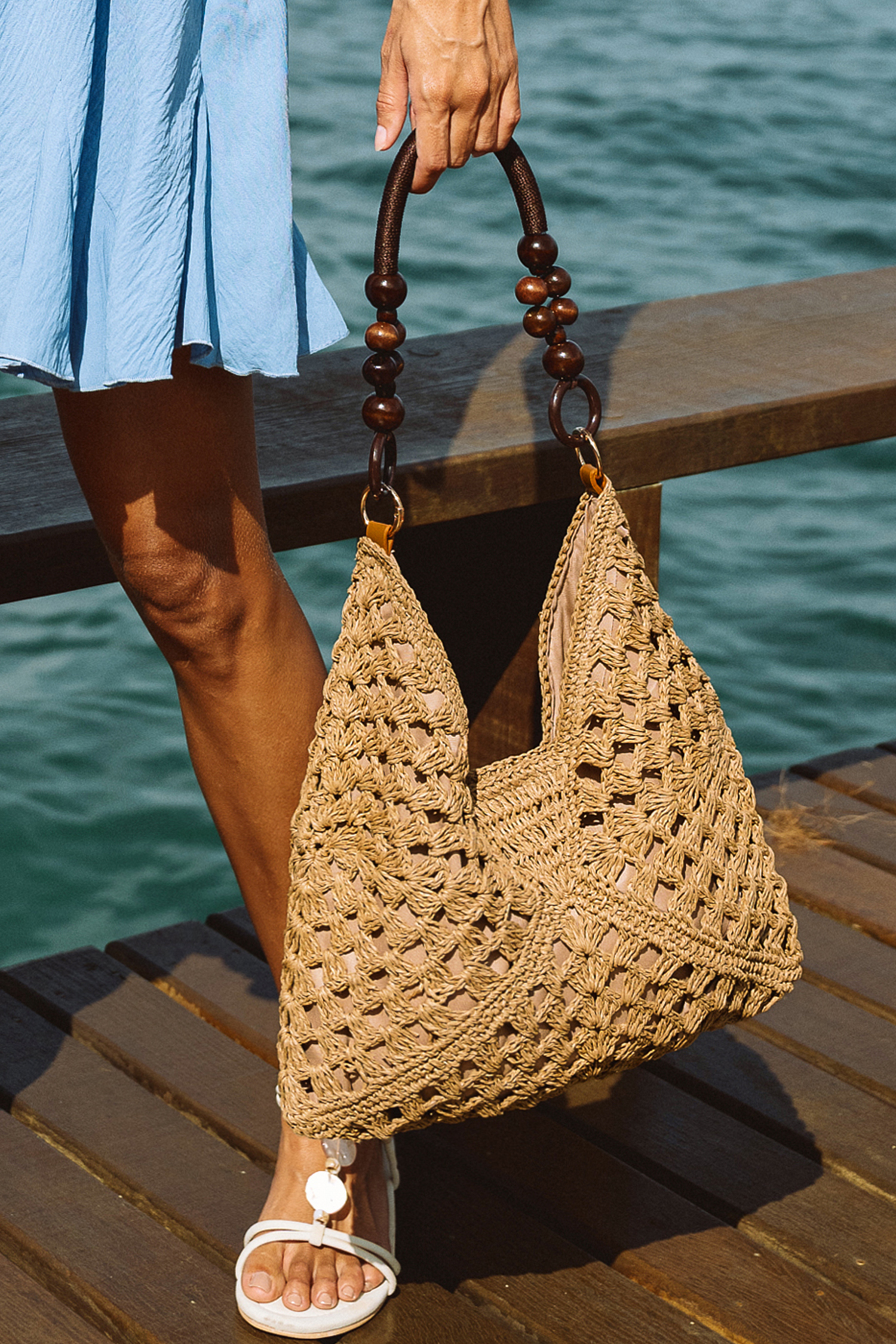 Heading Out Straw Bag