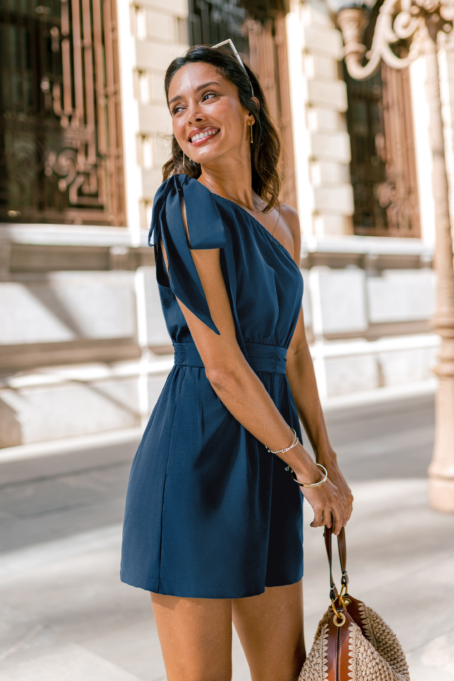East Coast Escape Blue Romper