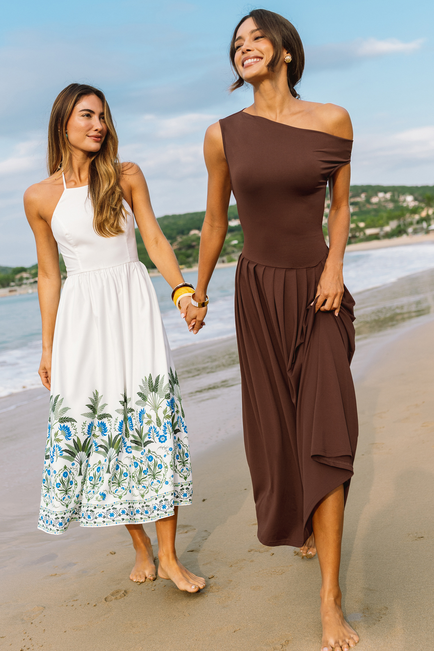 In the Spotlight Brown Maxi Dress