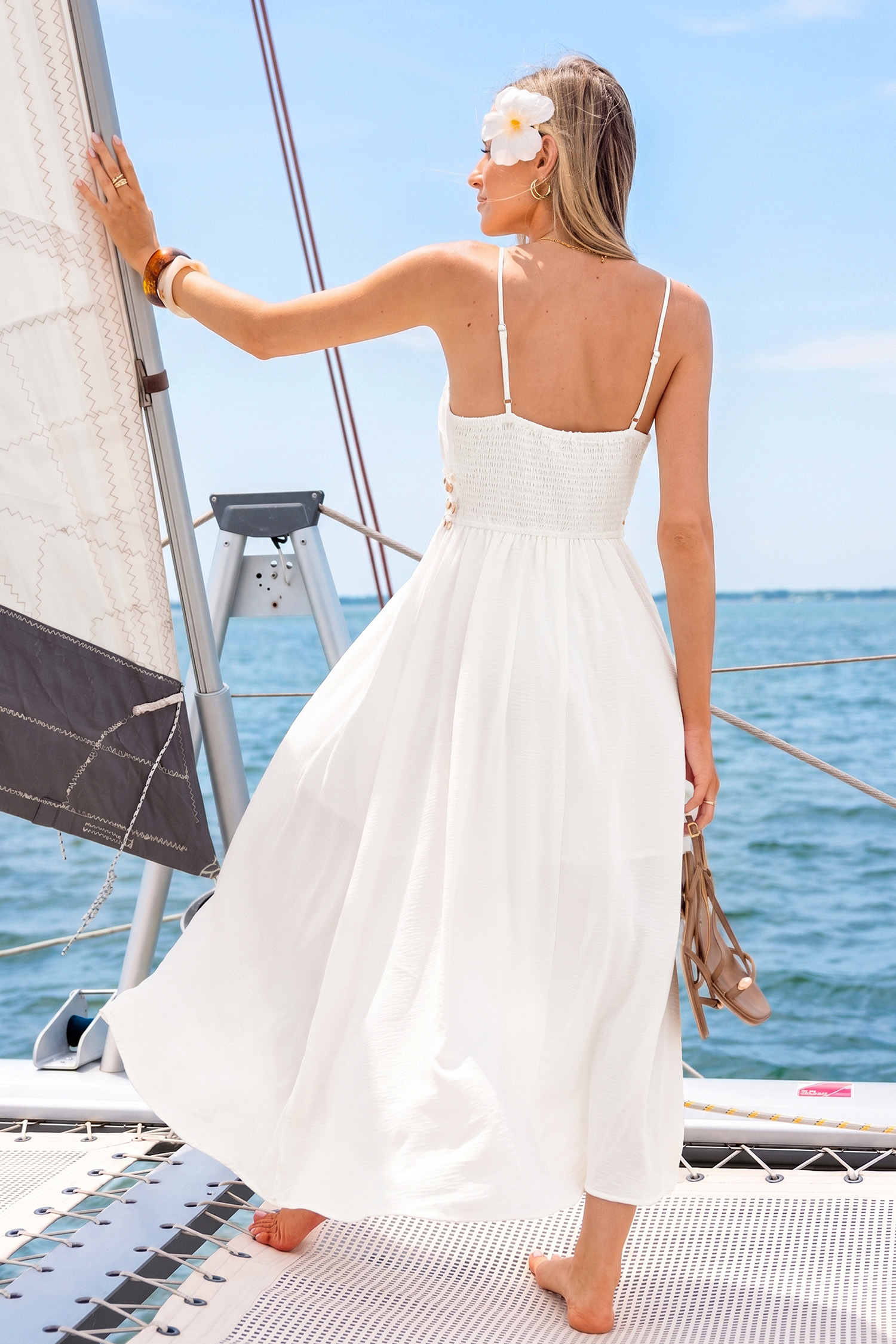 Love Always White Maxi Dress