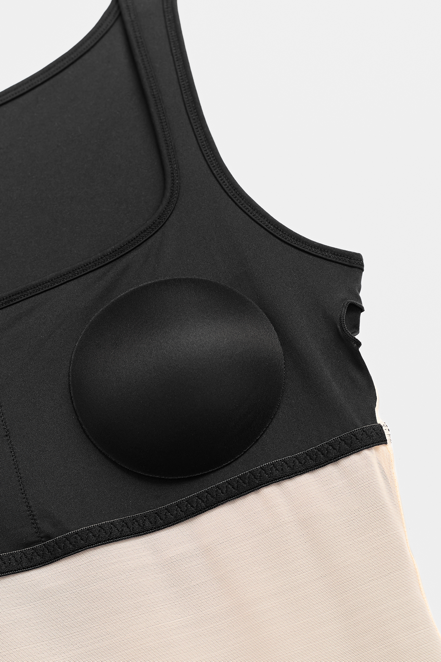 Robe midi noire en tricot avec gaine intégrée
