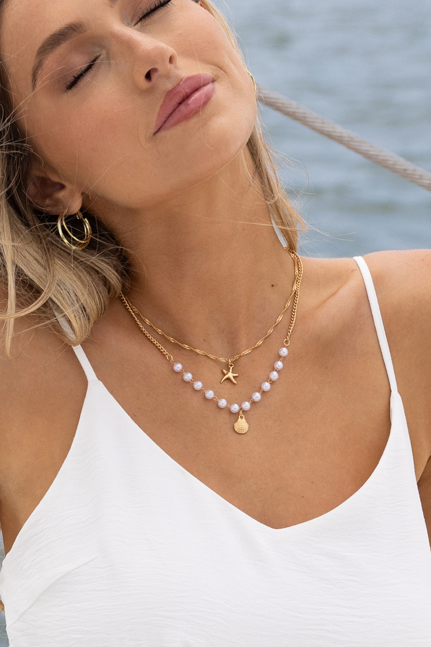 In No Rush Gold-Tone Necklace Set
